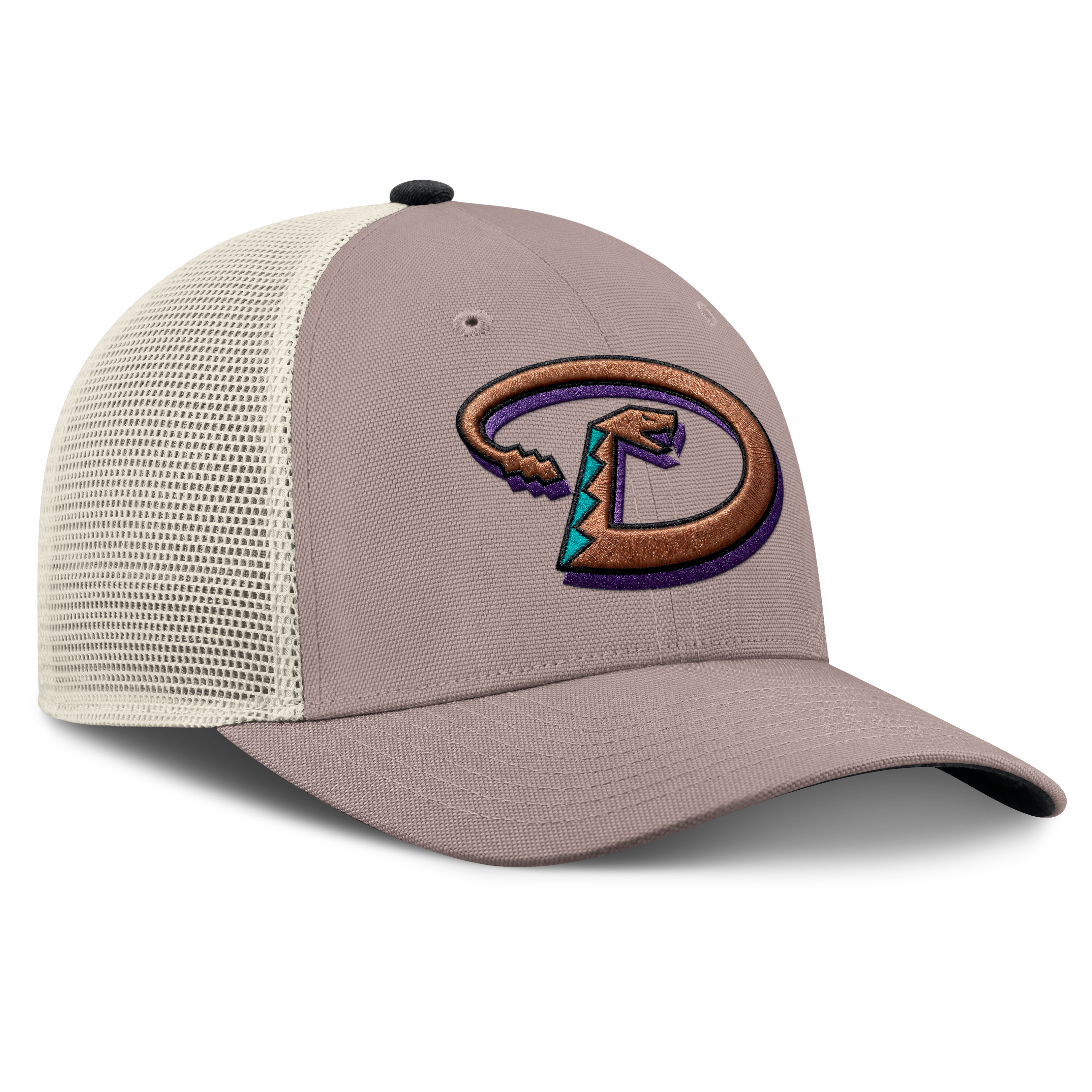 Casquette trucker ajustable Nike kaki Arizona Diamondbacks Cooperstown Rise pour homme