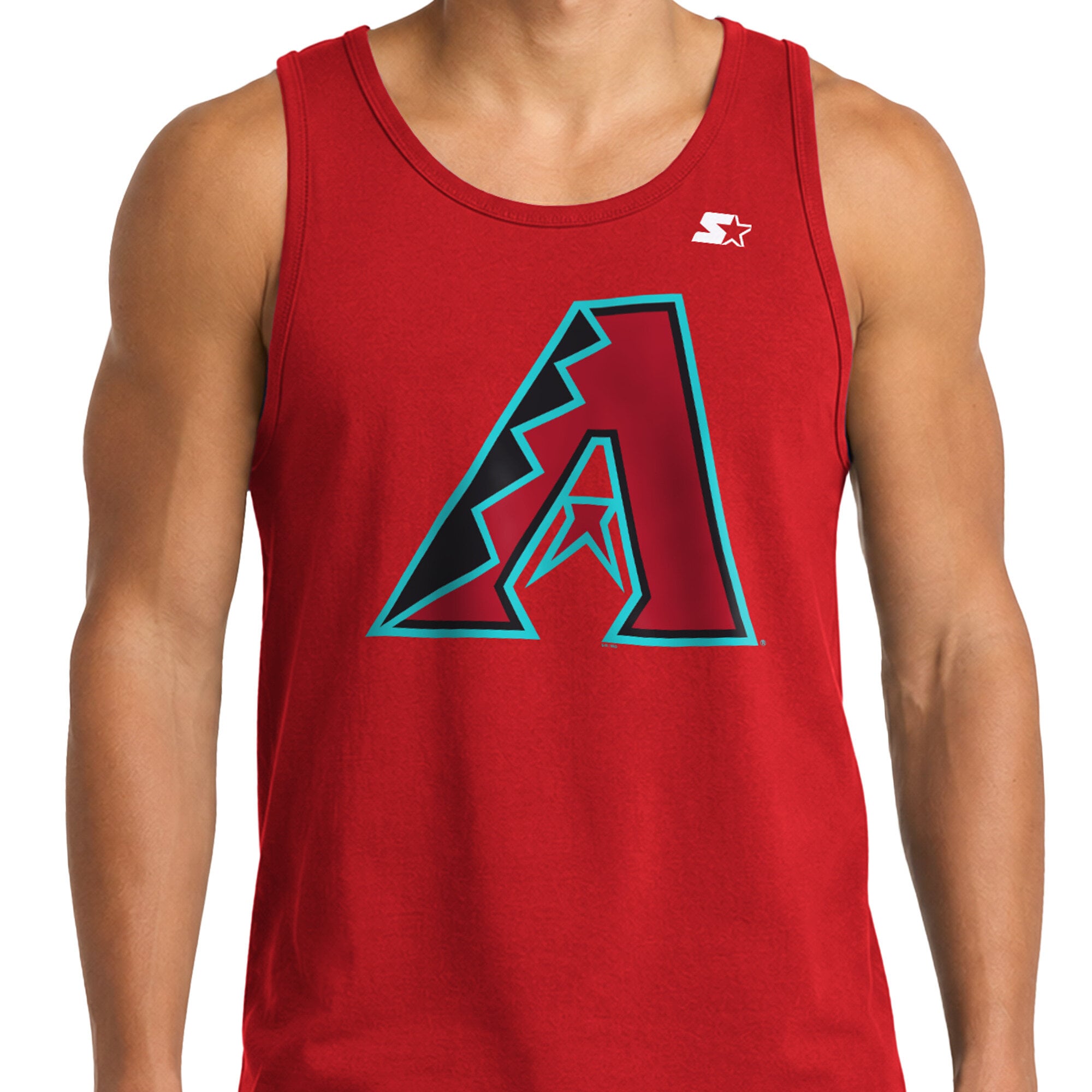 Débardeur Starter rouge Arizona Diamondbacks pour homme