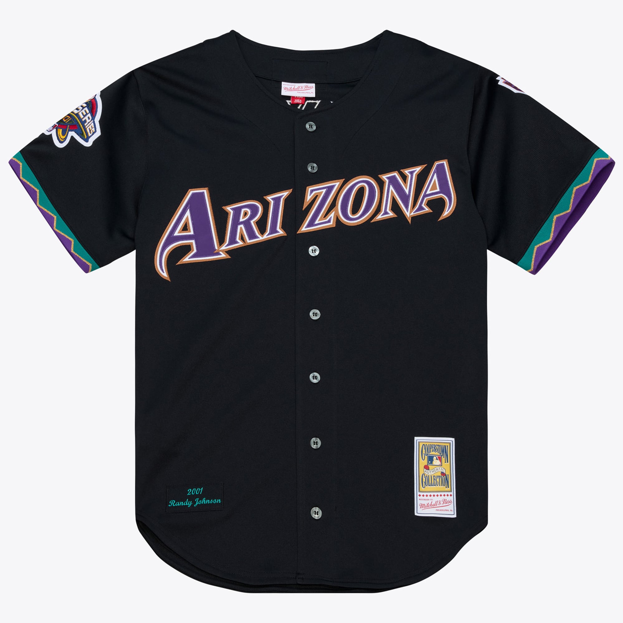 Randy Johnson Arizona Diamondbacks 2001 Black Authentic Jersey