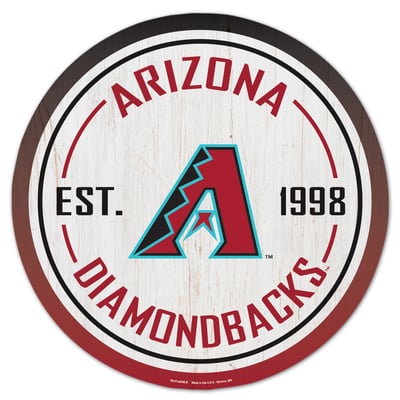 Arizona Diamondbacks WinCraft 14" Established Year Circular Wood Sign