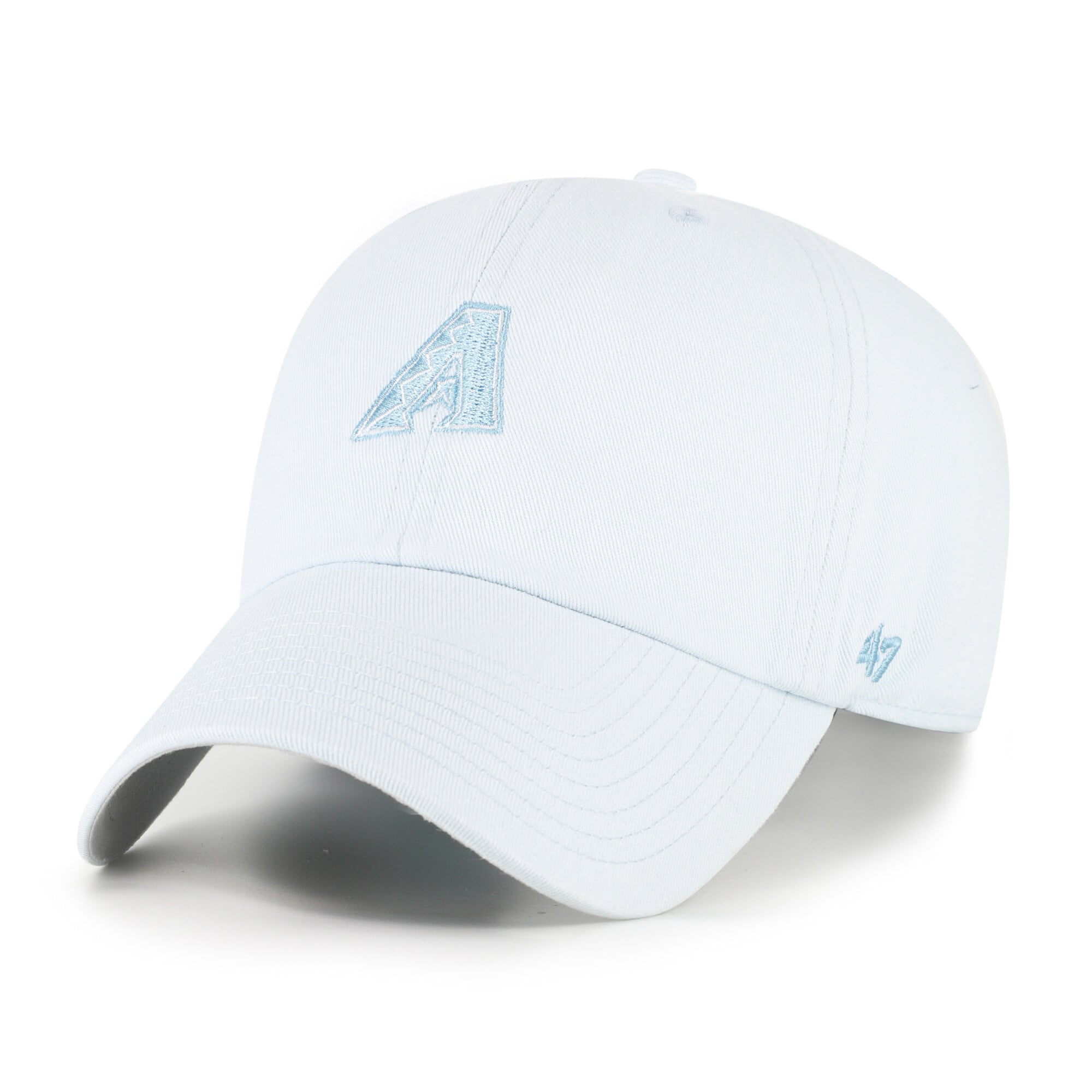 Women's '47 Light Blue Arizona Diamondbacks Pastel Clean Up Adjustable Hat