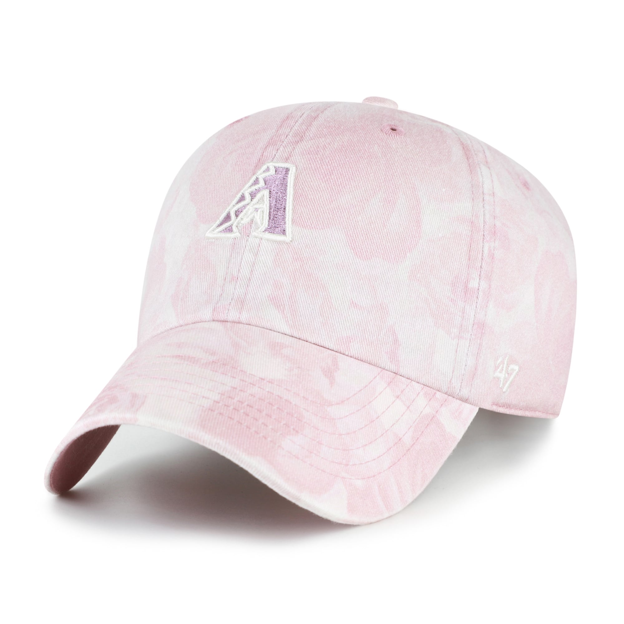 Women's '47 Pink Arizona Diamondbacks Gardenia Clean Up Adjustable Hat