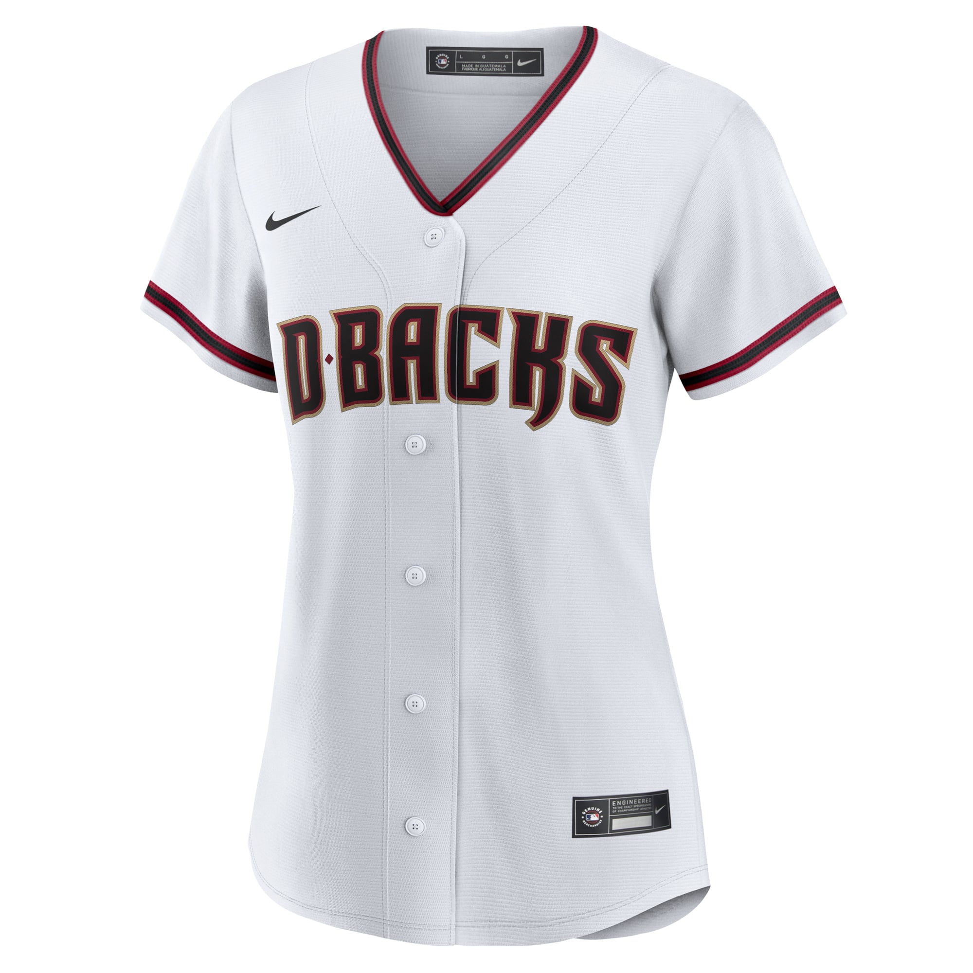 Maillot réplique domicile Nike Corbin Carroll blanc pour femme, Arizona Diamondbacks