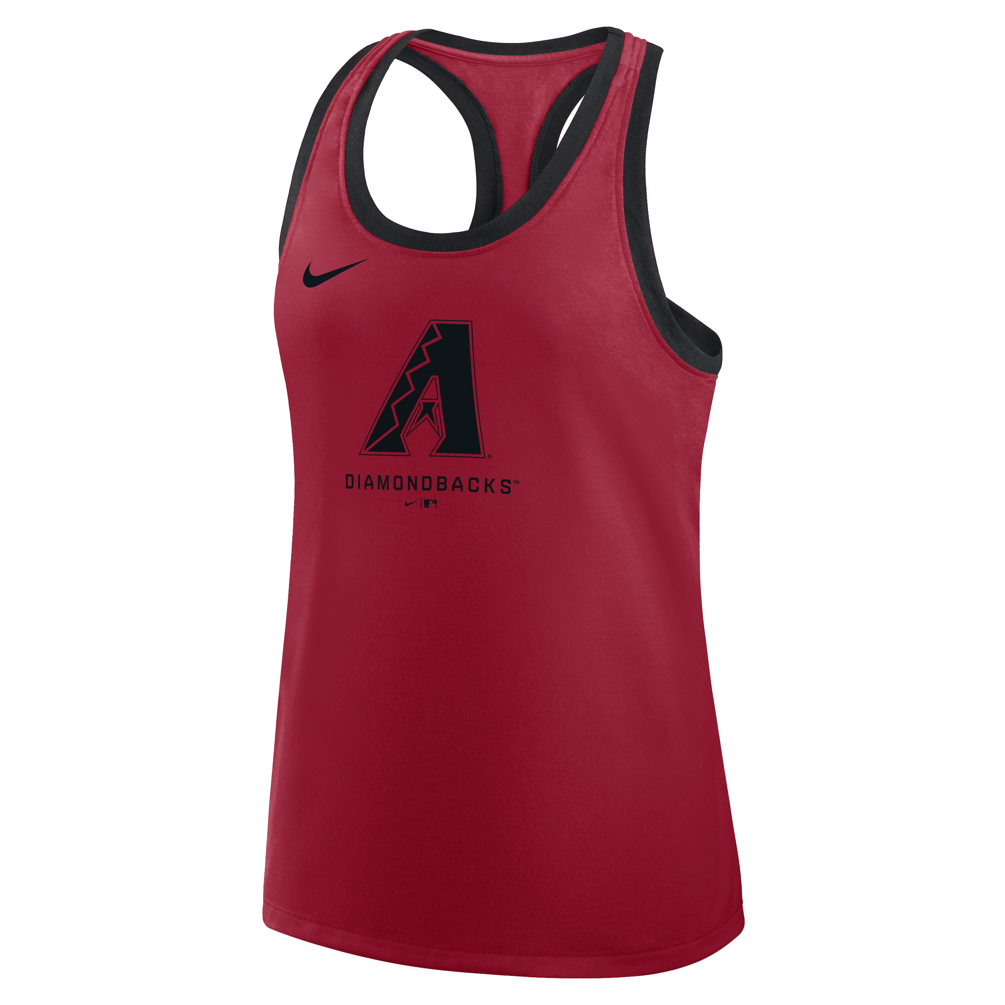 Débardeur dos nageur Nike rouge Arizona Diamondbacks pour femme, en tissu Dri-FIT Tri-Blend.