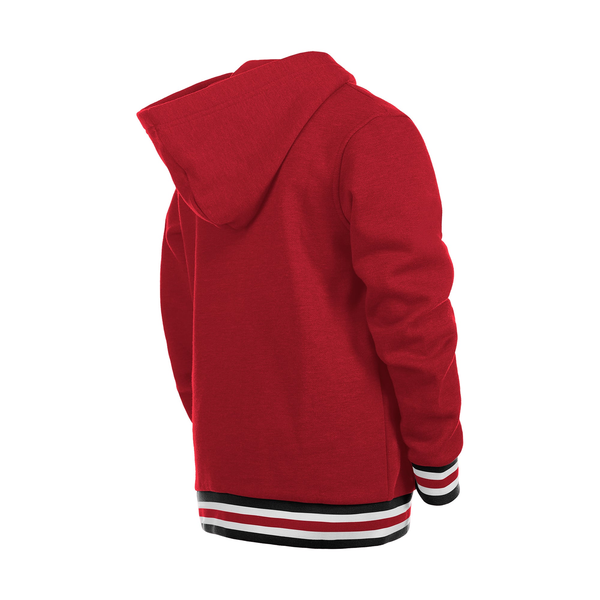 Youth New Era Red Arizona Diamondbacks Knit Trim Pullover Hoodie