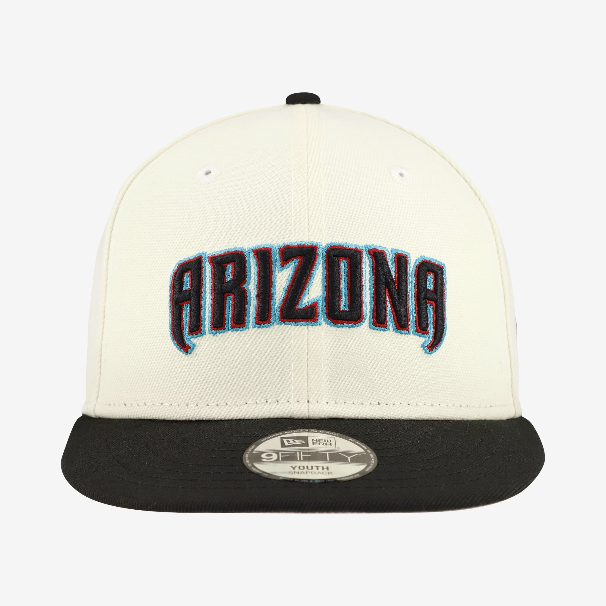 Youth New Era  White Arizona Diamondbacks Two-Tone 9FIFTY Snapback Hat