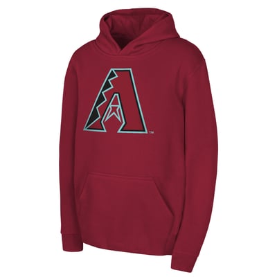  Arizona Diamondbacks Outerstuff Youth Primary Logo Fleece Hoodie - Crimson