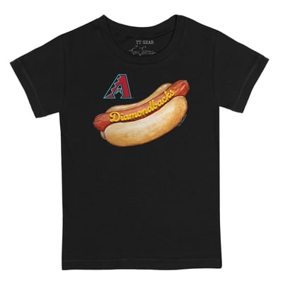 Arizona Diamondbacks Tiny Turnip Youth Hot Dog T-Shirt - Black