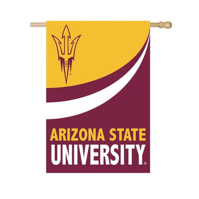  Arizona State Sun Devils 29" x 43" Color Wave Double-Sided Burlap House Flag