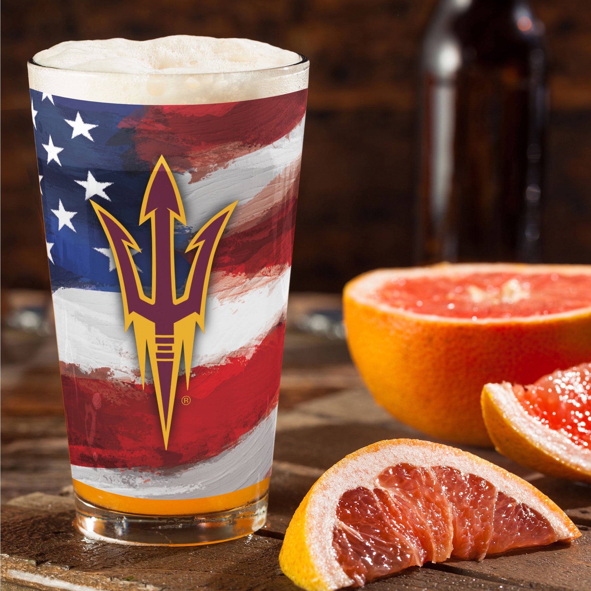 Ensemble de deux verres à bière Americana de 473 ml (16 oz) aux couleurs des Arizona State Sun Devils