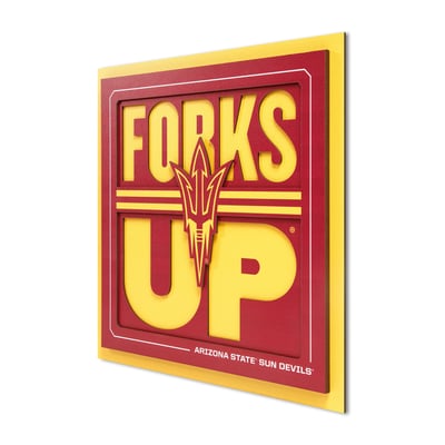 Arizona State Sun Devils IDNA 12" x 12" Slogan Series 3D Wall Art
