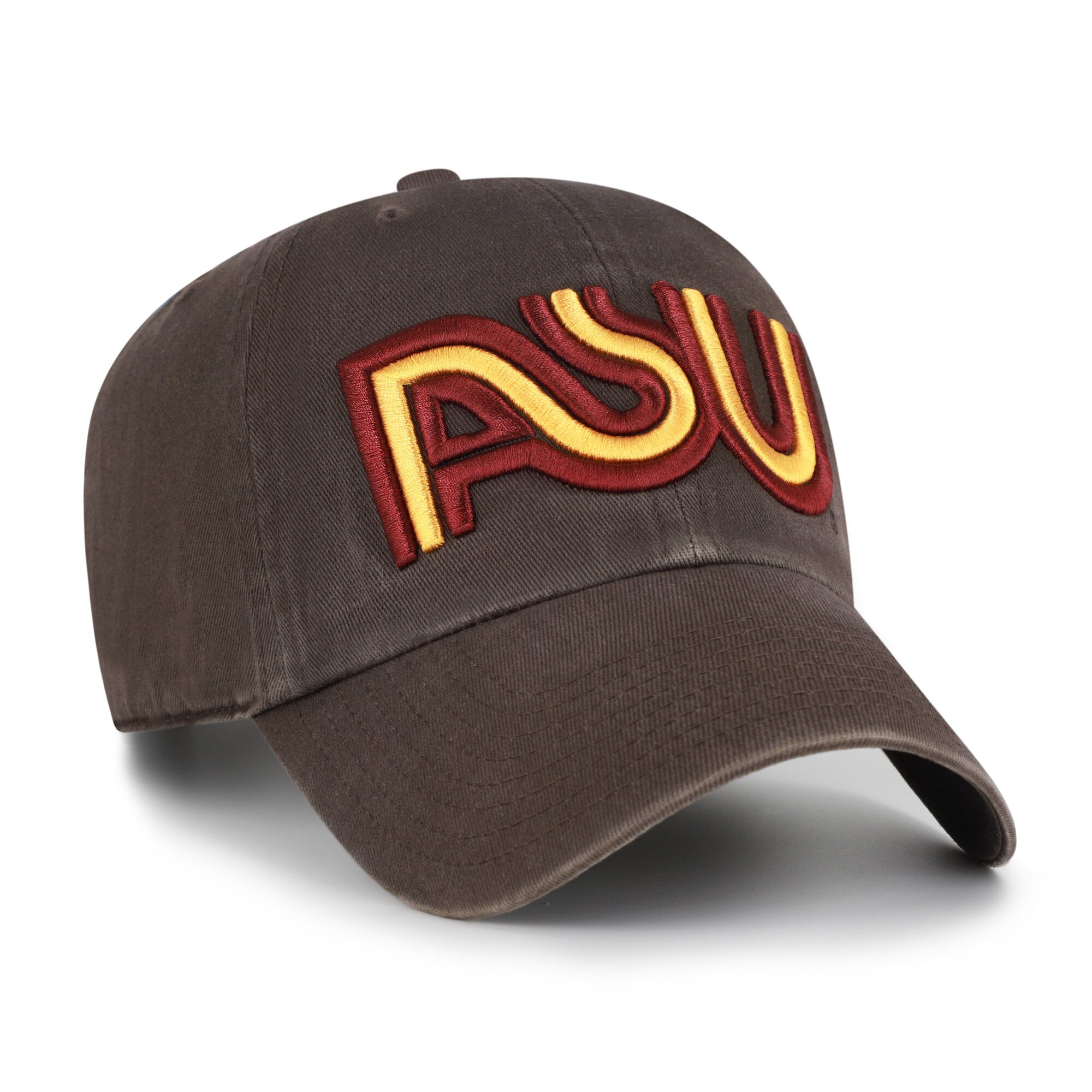 Men's '47  Brown Arizona State Sun Devils Vault Clean Up Adjustable Hat