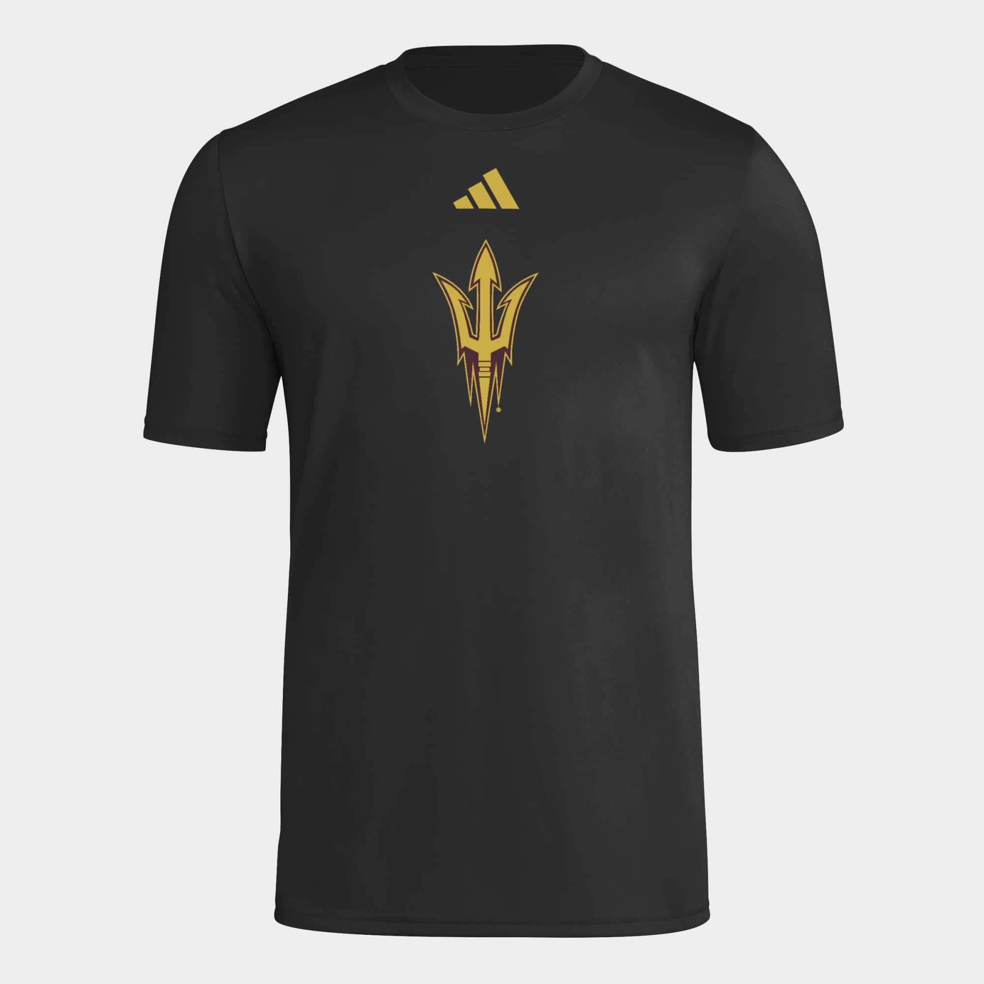 Men's adidas  Maroon Arizona State Sun Devils 2026 Locker Logo Pre-Game T-Shirt