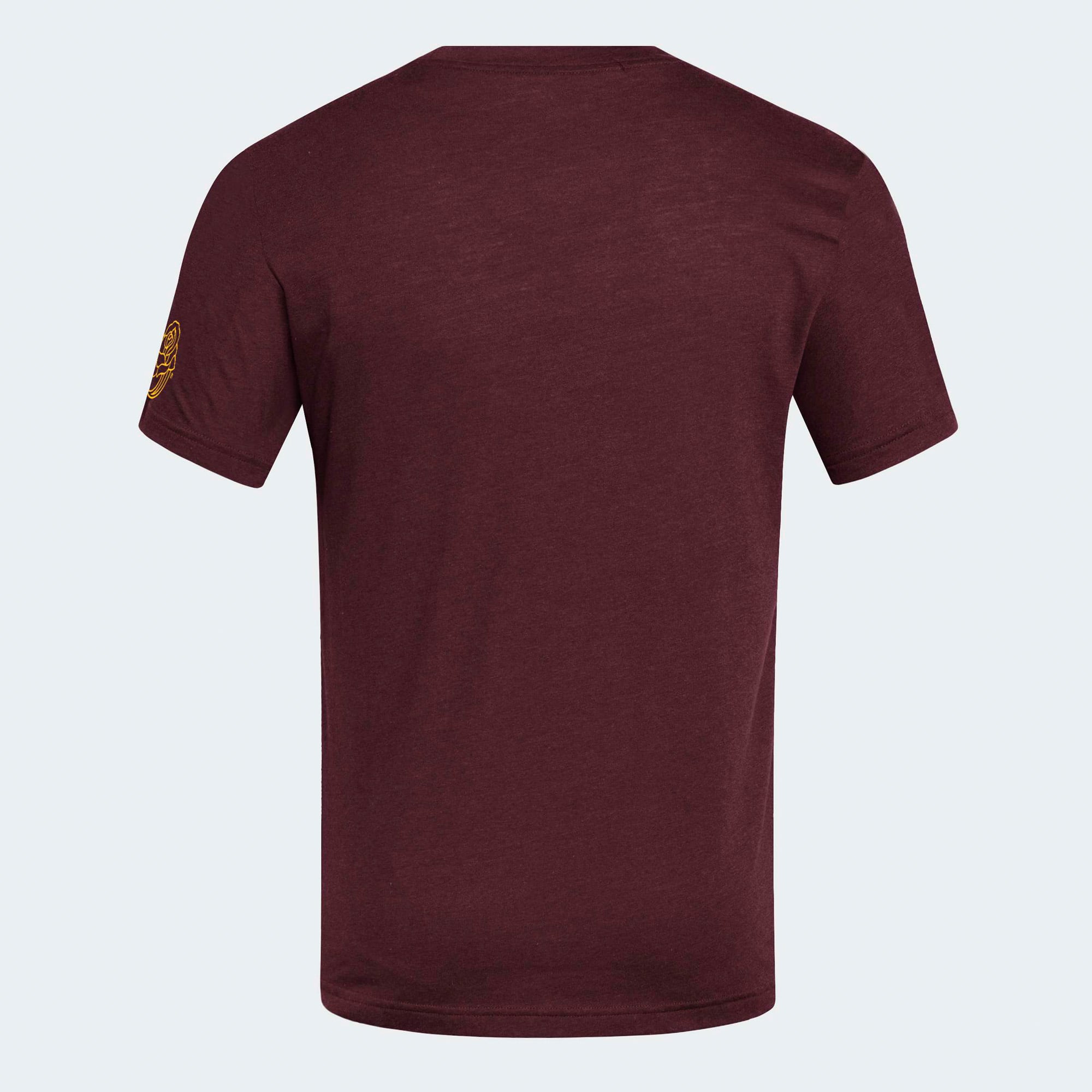 T-shirt adidas noir pour homme Arizona State Sun Devils Roses &