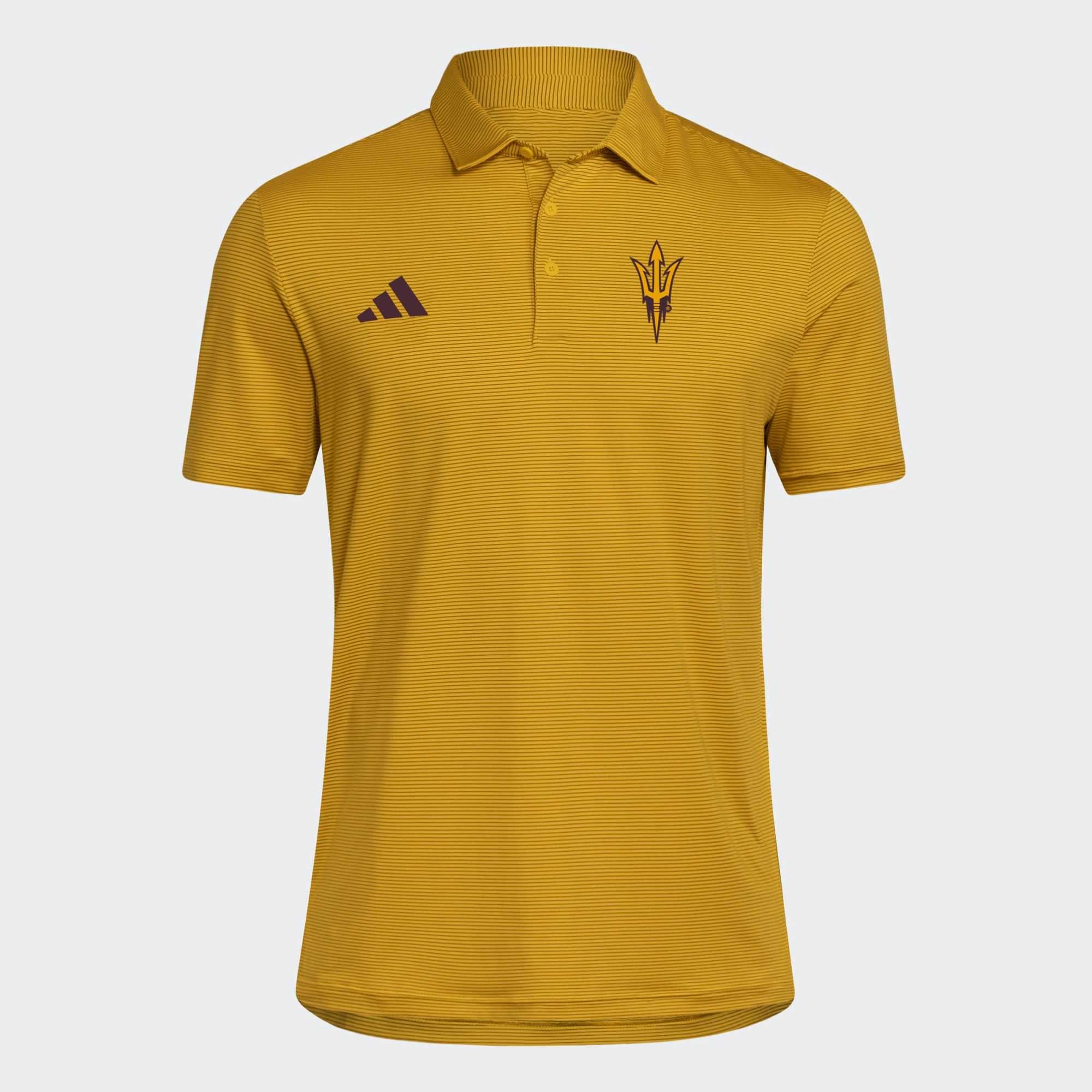 Men's adidas Maroon Arizona State Sun Devils Ultimate 365 Stripe Polo
