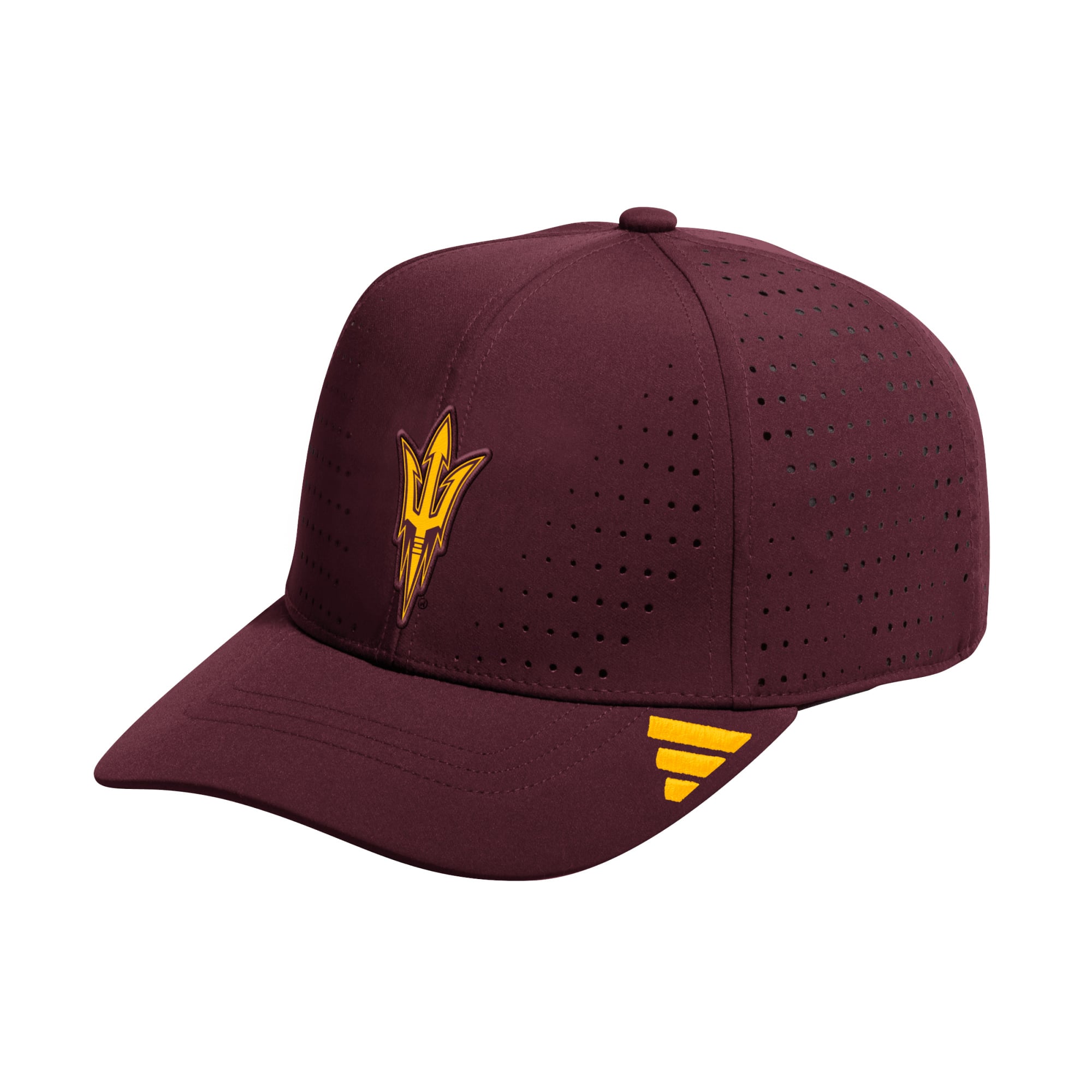Casquette ajustable adidas bordeaux Arizona State Sun Devils pour homme
