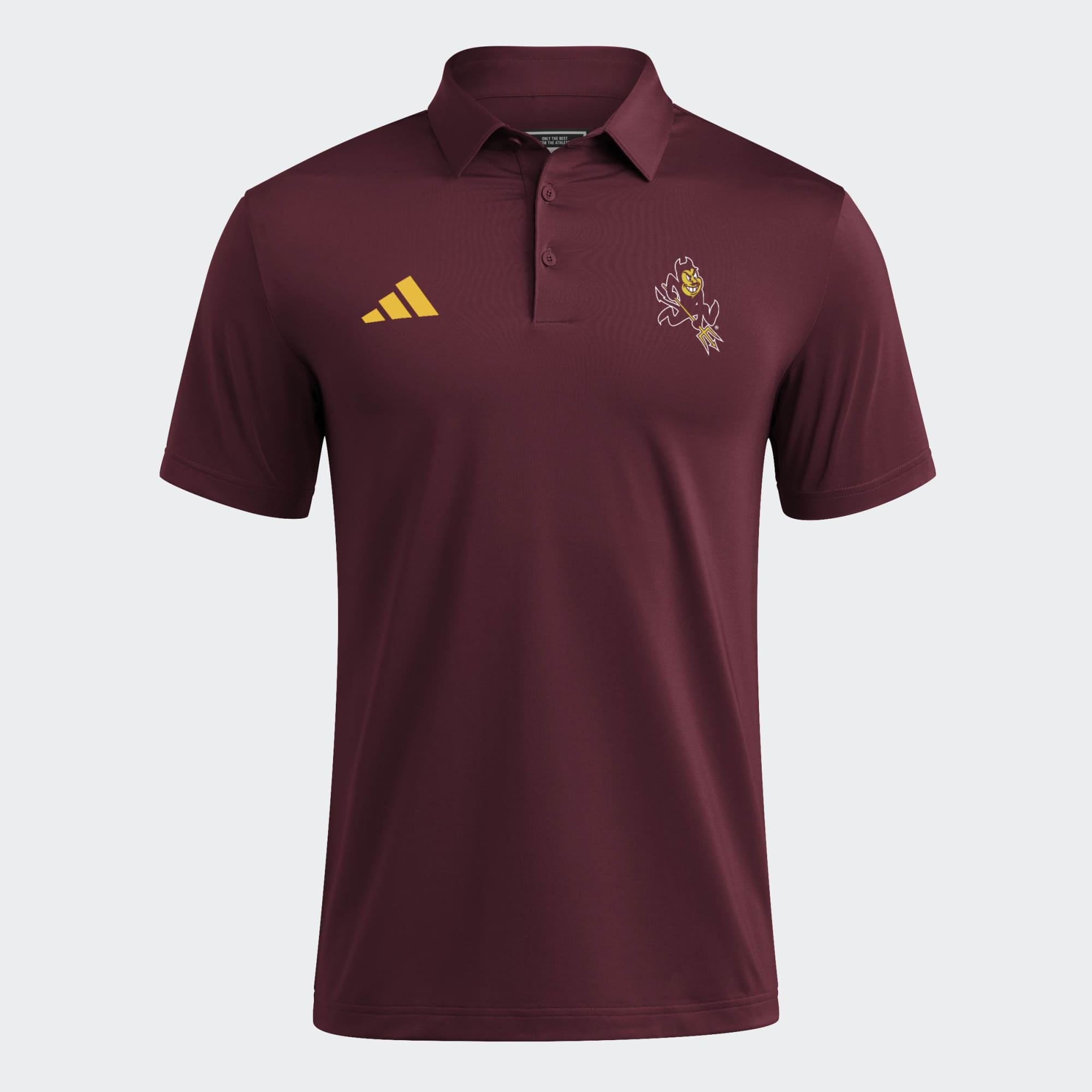 Men's adidas Maroon Arizona State Sun Devils Ultimate 365 Solid Polo
