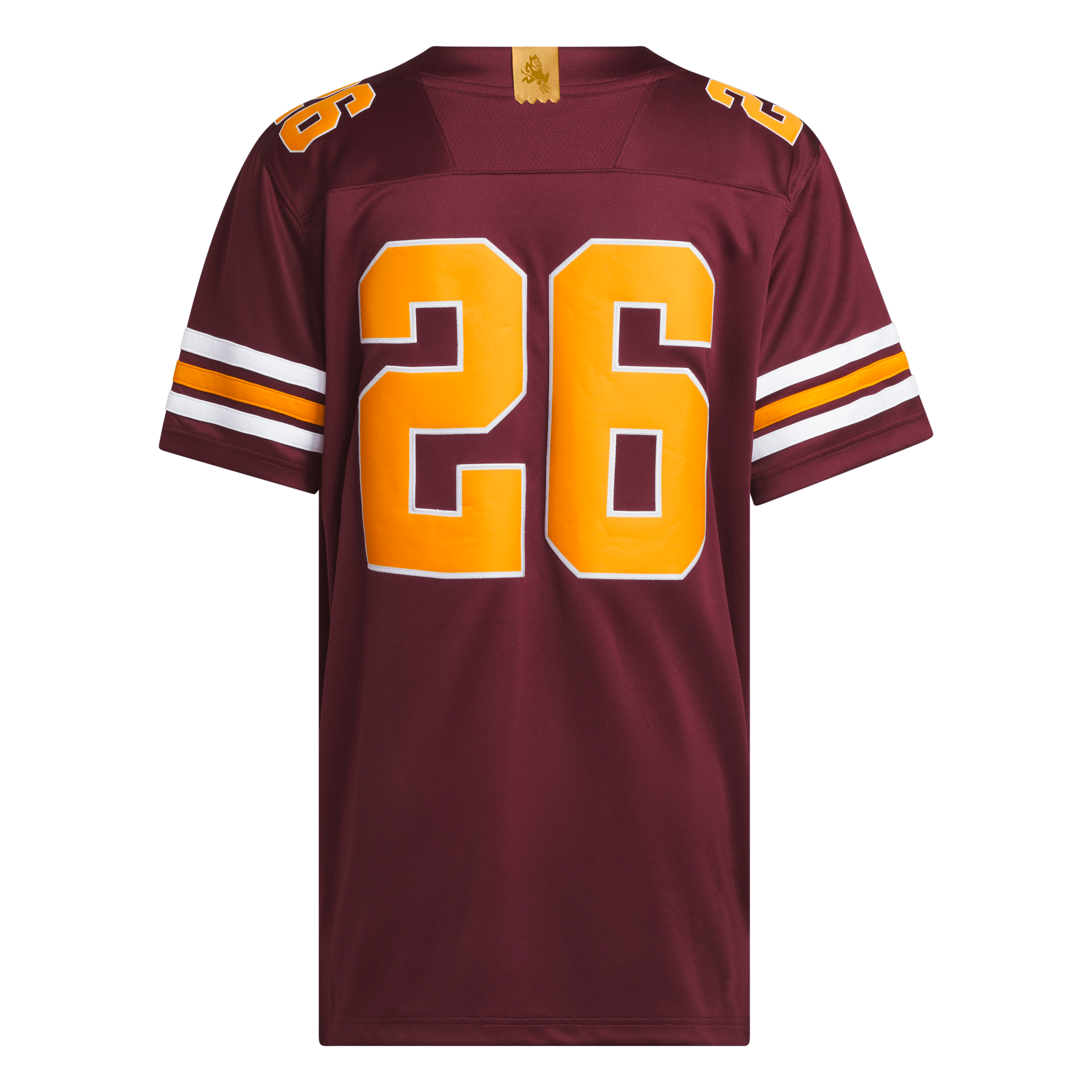 Maillot de stratégie Premier adidas pour homme n° 26 bordeaux Arizona State Sun Devils Roses &