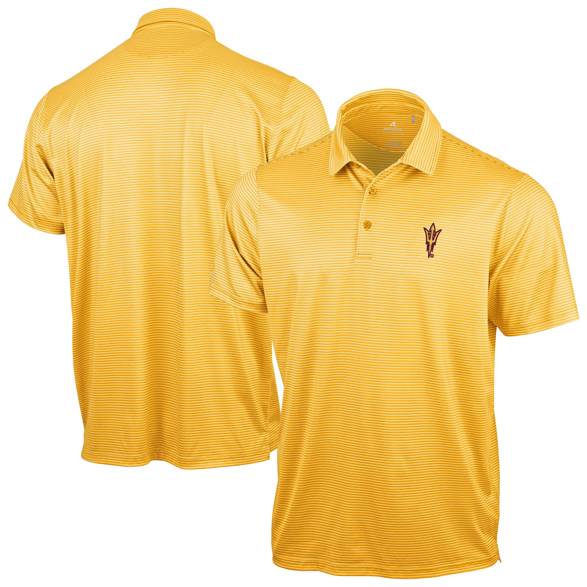 Polo Antigua Gold pour homme, collection Arizona State Sun Devils Lineage