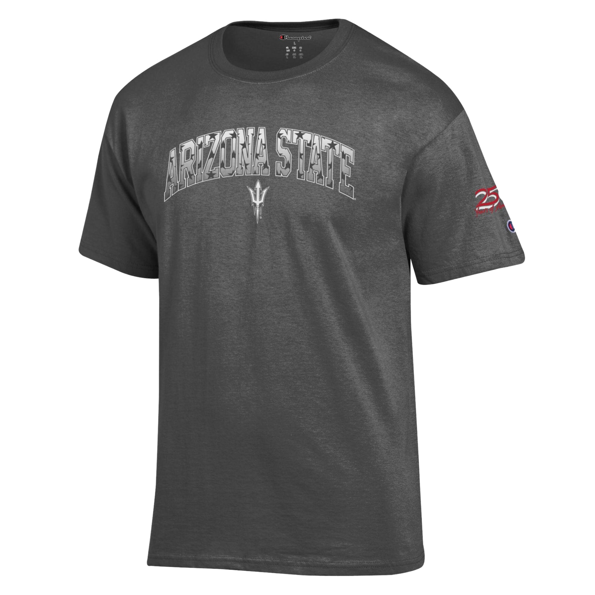 T-shirt Champion Charcoal Arizona State Sun Devils Americana 250e anniversaire