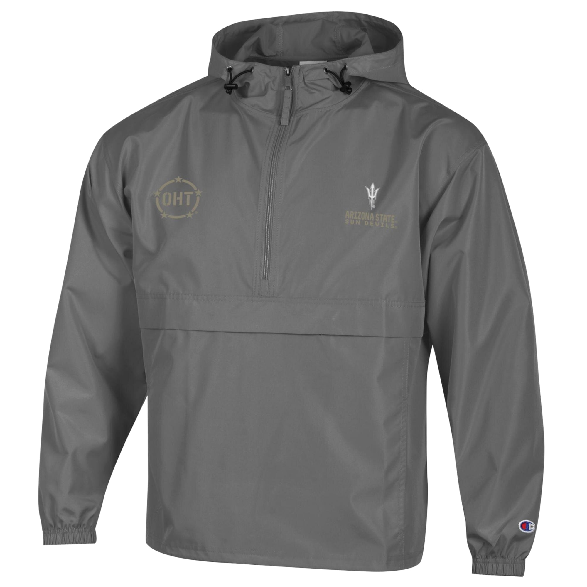 Veste pliable Champion Graphite Arizona State Sun Devils OHT Flag pour homme