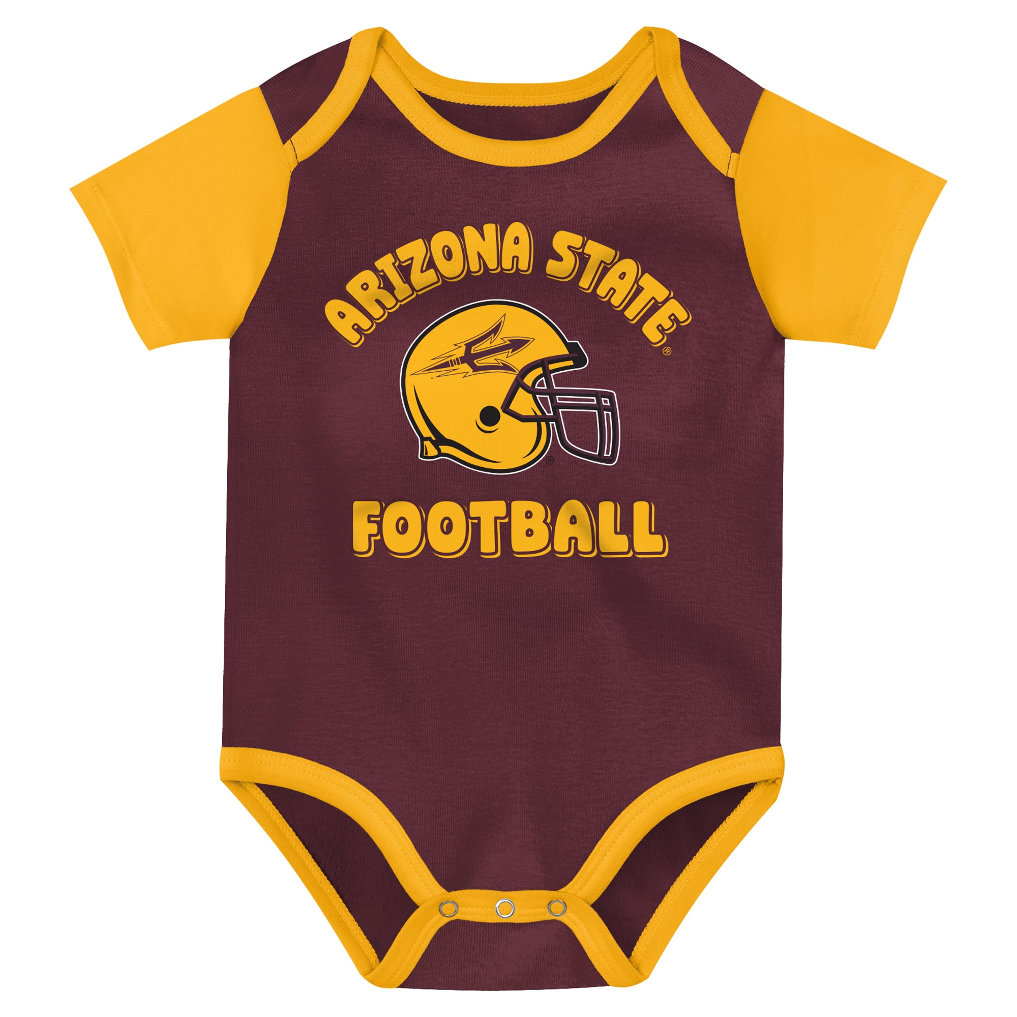 Newborn Outerstuff Maroon Arizona State Sun Devils Star Player Three-Piece Bodysuit Set
