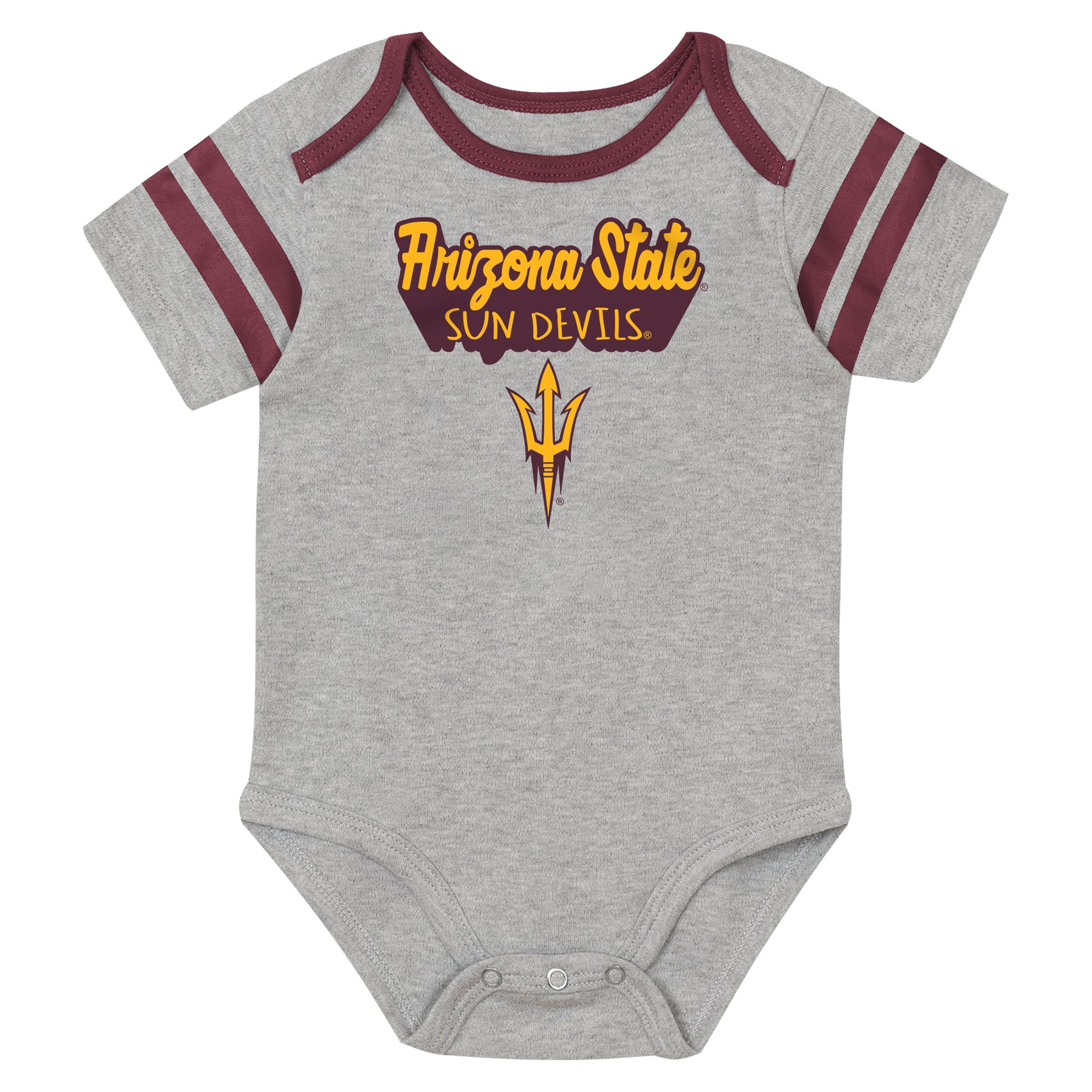Newborn Outerstuff Maroon Arizona State Sun Devils Star Player Three-Piece Bodysuit Set
