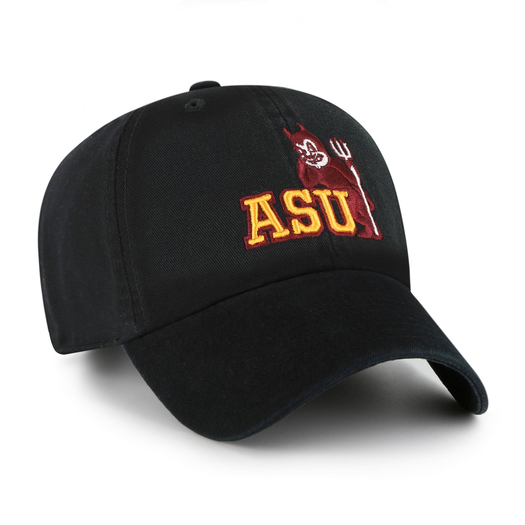 Unisex '47  Arizona State Sun Devils Black Vault Clean Up Adjustable Hat