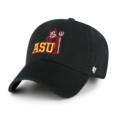  Arizona State Sun Devils '47 Unisex Vault Clean Up Adjustable Hat - Black