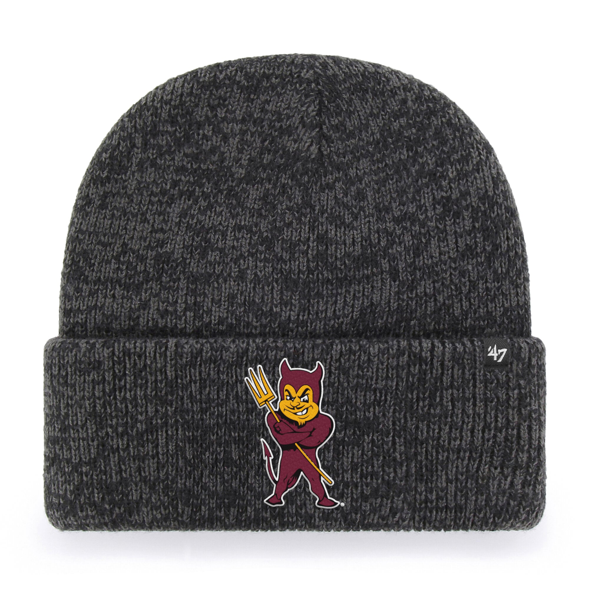 Bonnet unisexe noir Arizona State Sun Devils Brain Freeze à revers