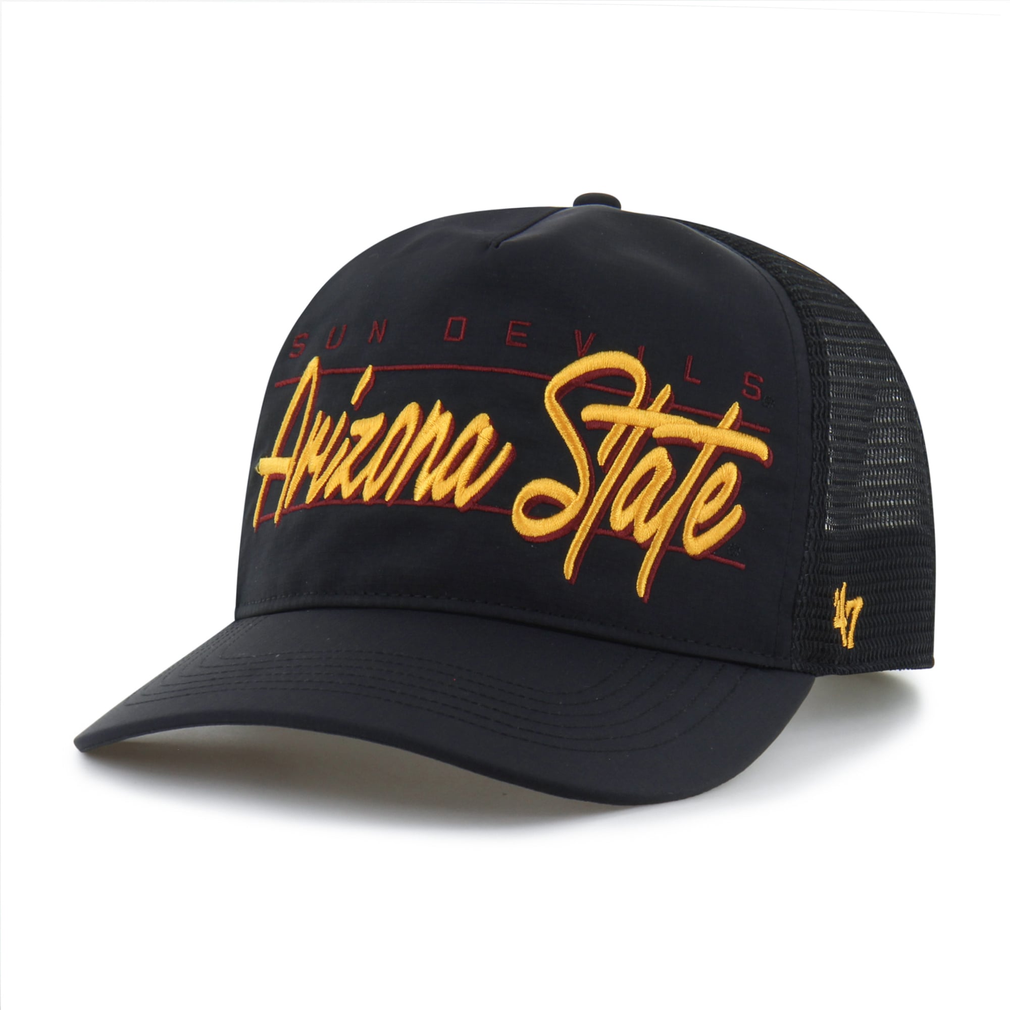 Casquette unisexe '47 Black Arizona State Sun Devils brrr° Condor Mesh Hitch ajustable