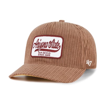 Arizona State Sun Devils '47 Unisex Corduroy Patch Hitch Adjustable Hat - Brown