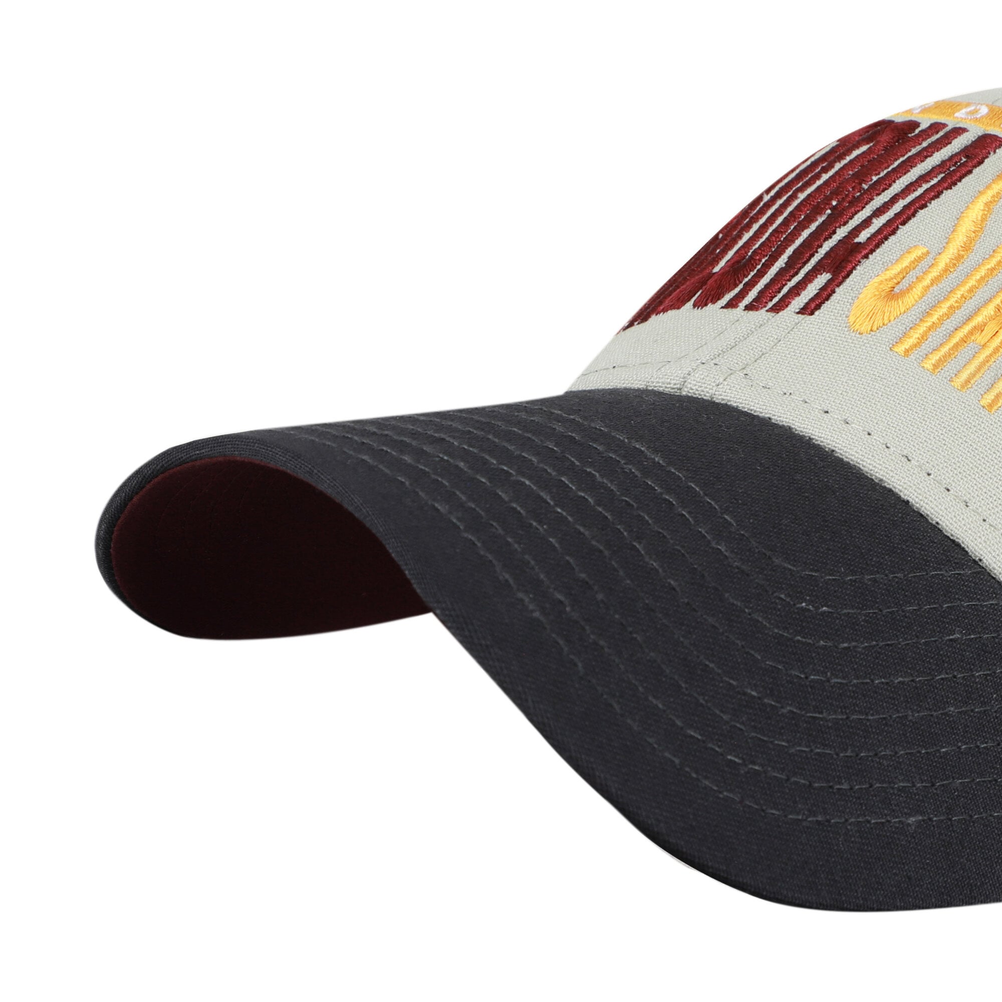 Casquette unisexe ajustable '47 grise/noire Arizona State Sun Devils, inscription demi-bloc MVP
