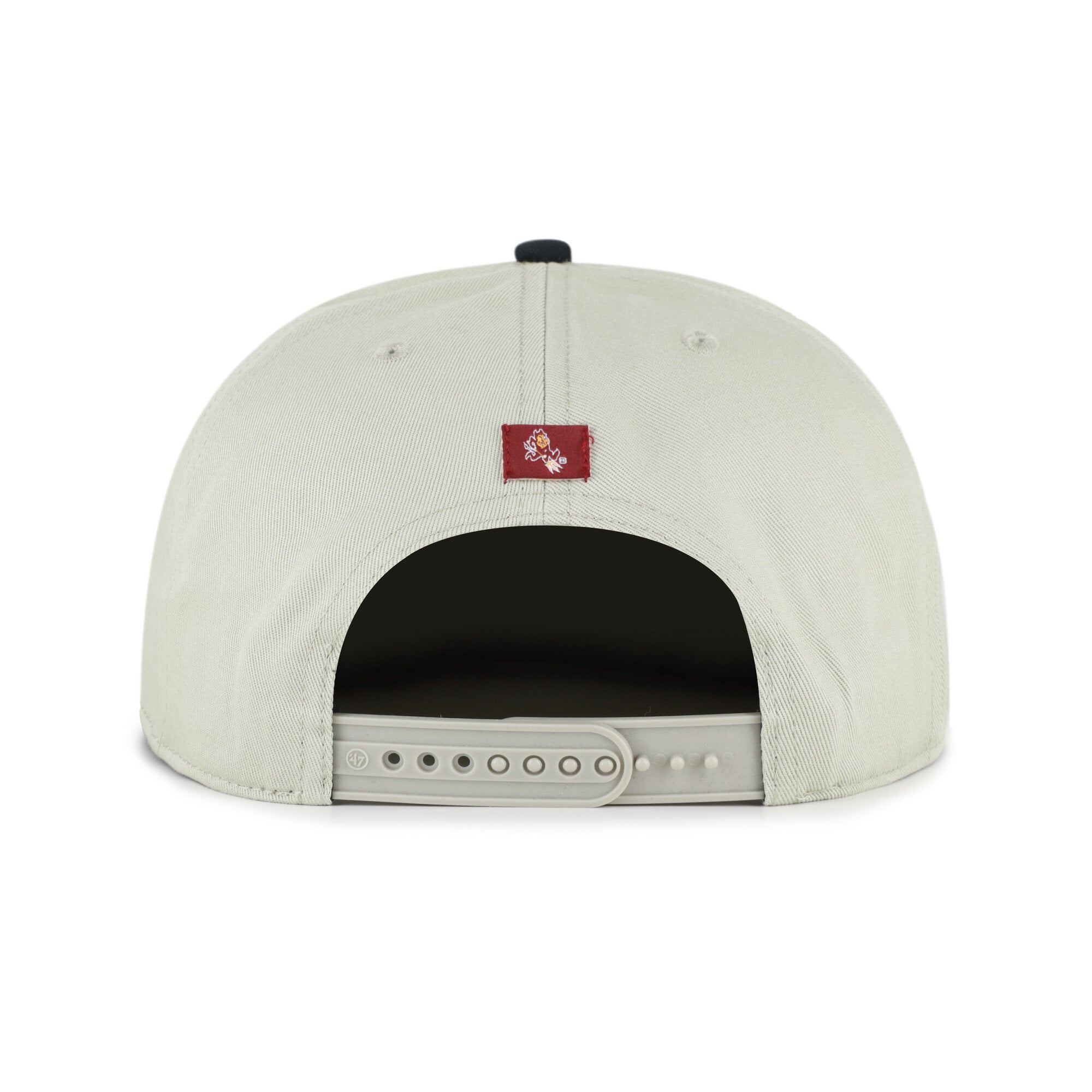 Unisex '47 Gray/Black Arizona State Sun Devils Ovalcrest Captain Snapback Hat