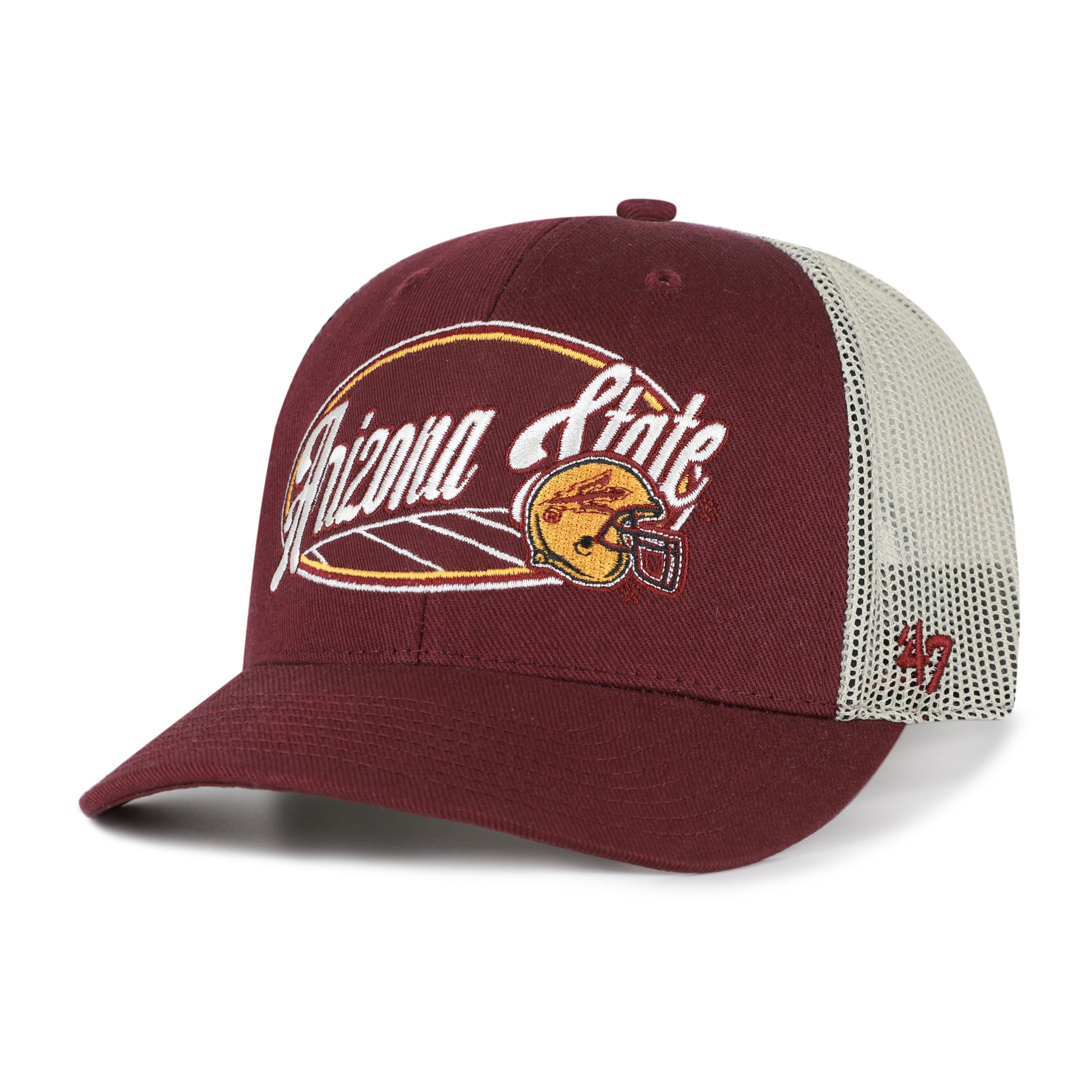 Casquette trucker unisexe '47 Maroon Arizona State Sun Devils Enfield ajustable