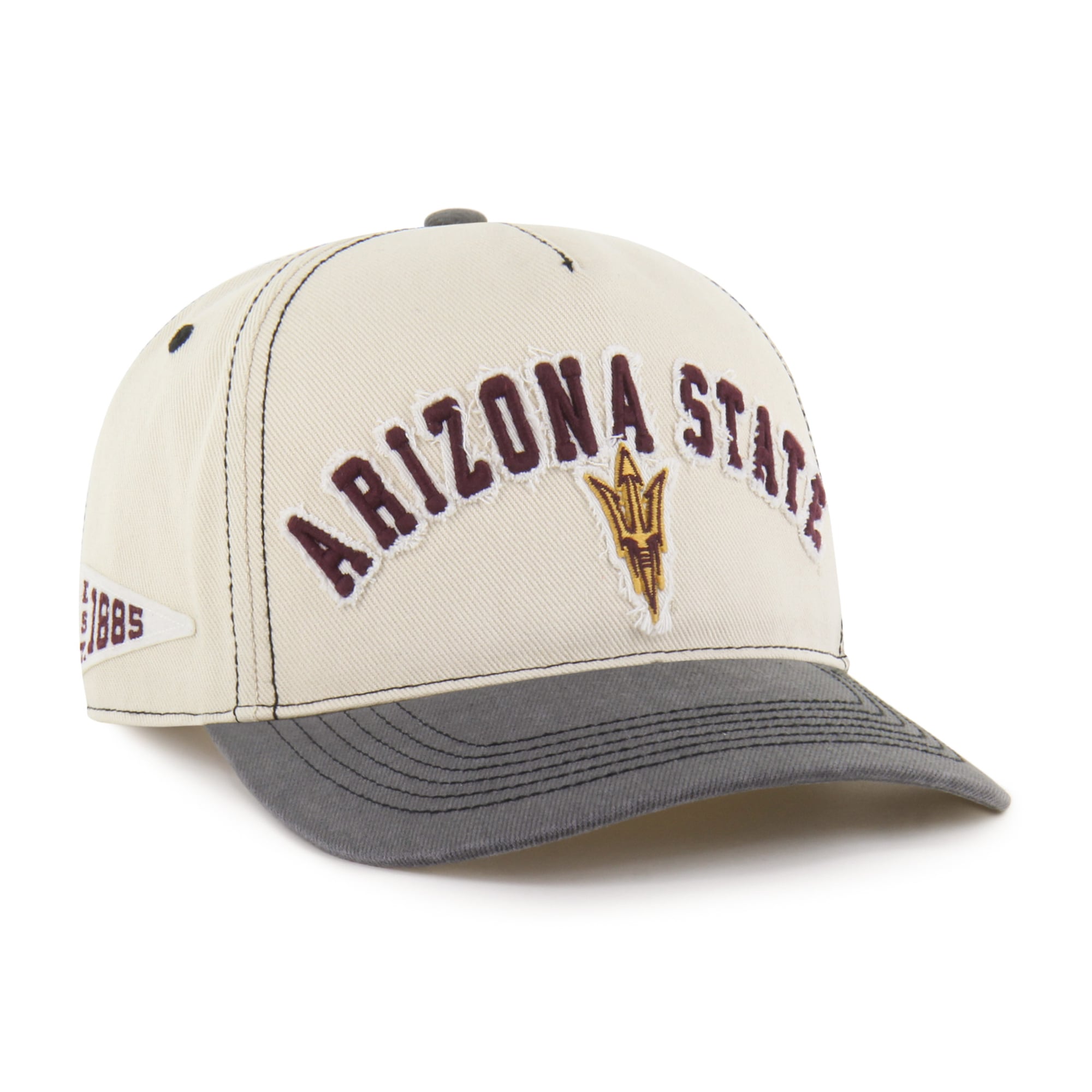 Unisex '47 Tan/Black Arizona State Sun Devils Well-Worn Calderwood Hitch Adjustable Hat