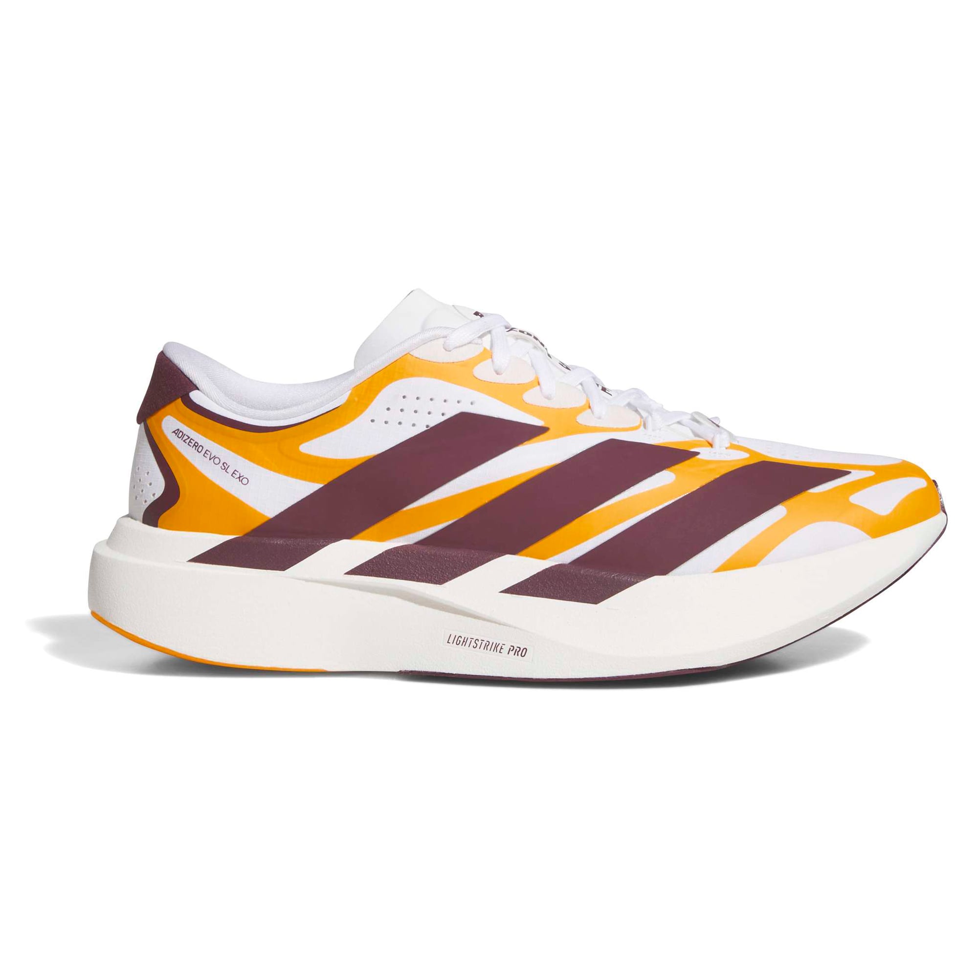 Unisex adidas White Arizona State Sun Devils Adizero EVO SL EXO Sneakers