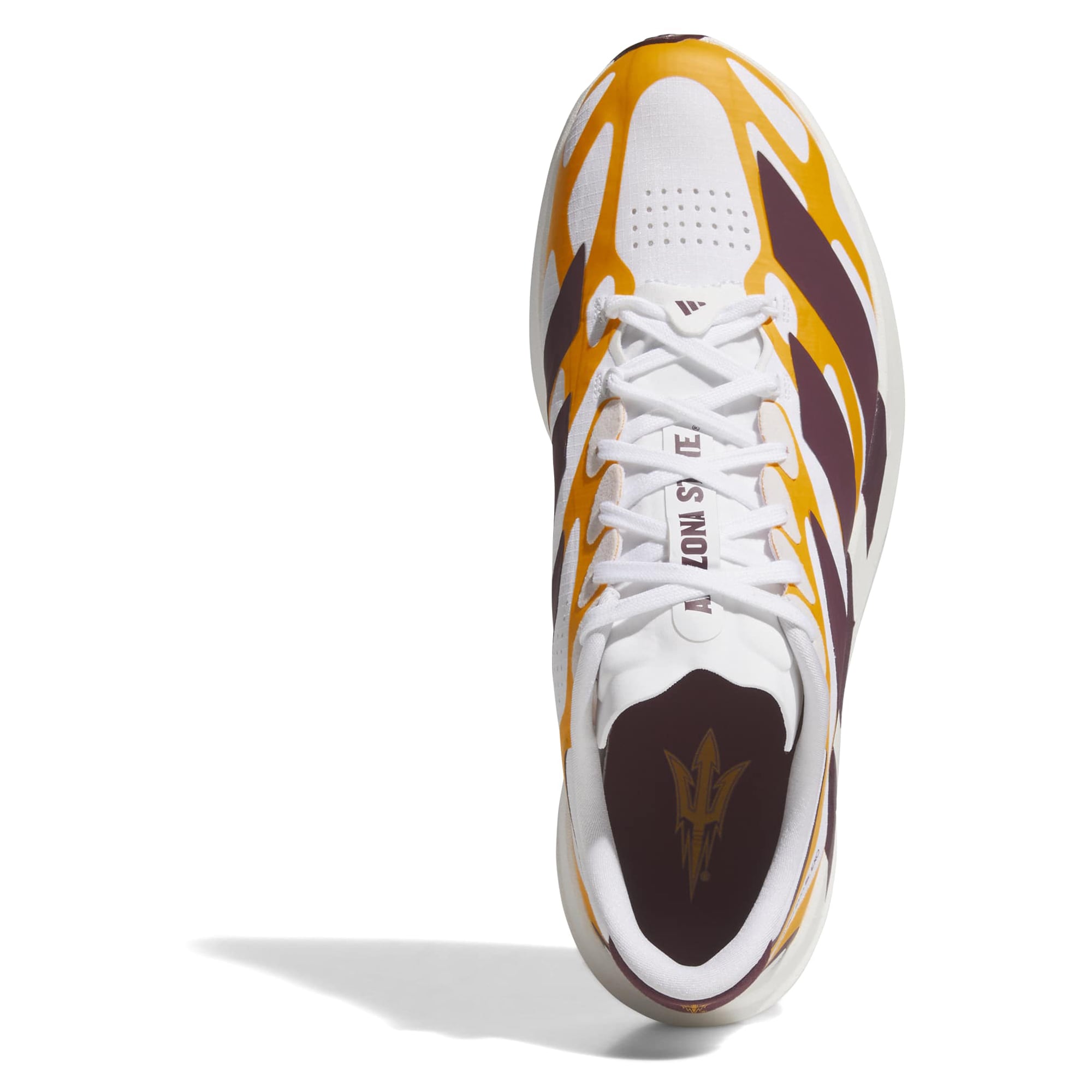 Unisex adidas White Arizona State Sun Devils Adizero EVO SL EXO Sneakers