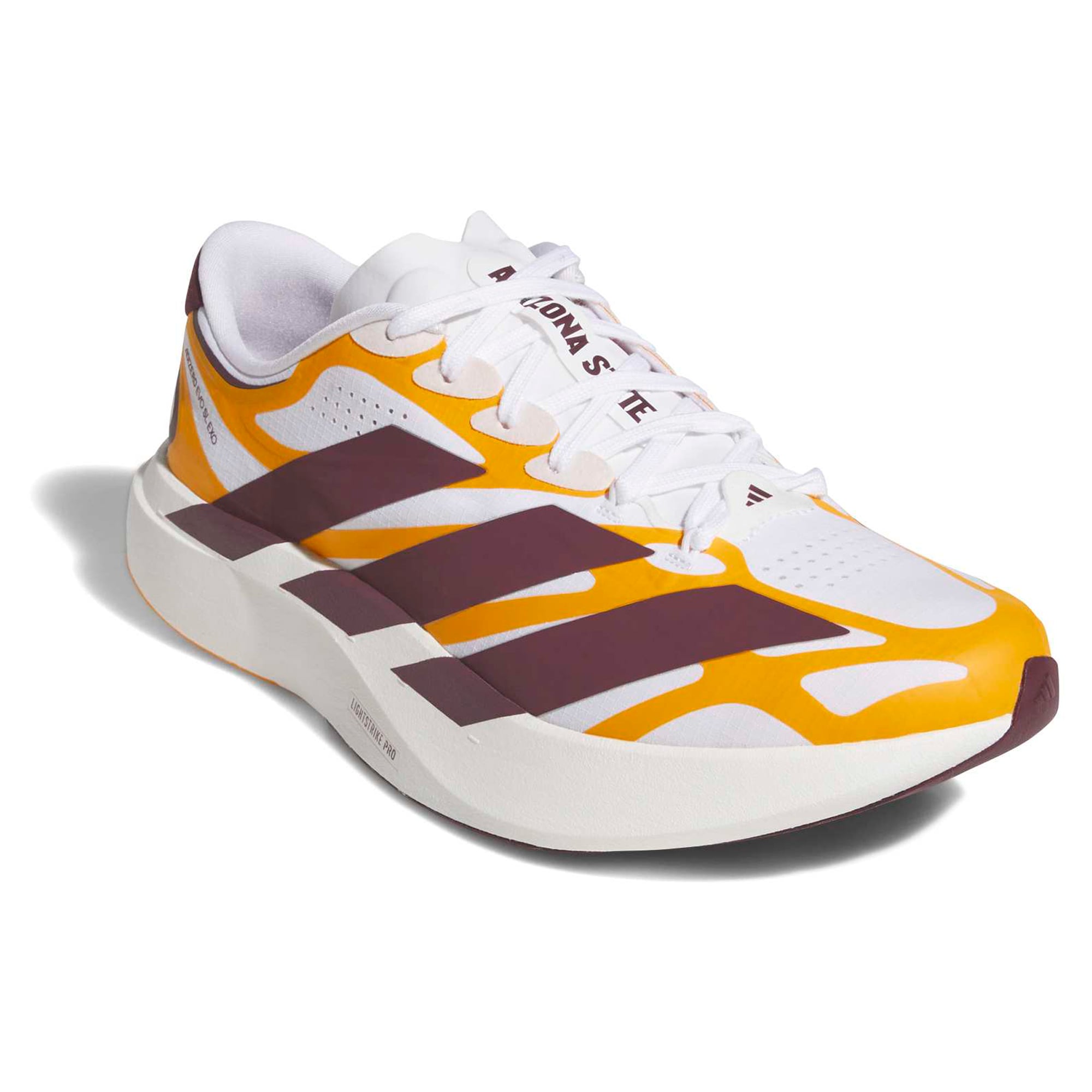 Unisex adidas White Arizona State Sun Devils Adizero EVO SL EXO Sneakers