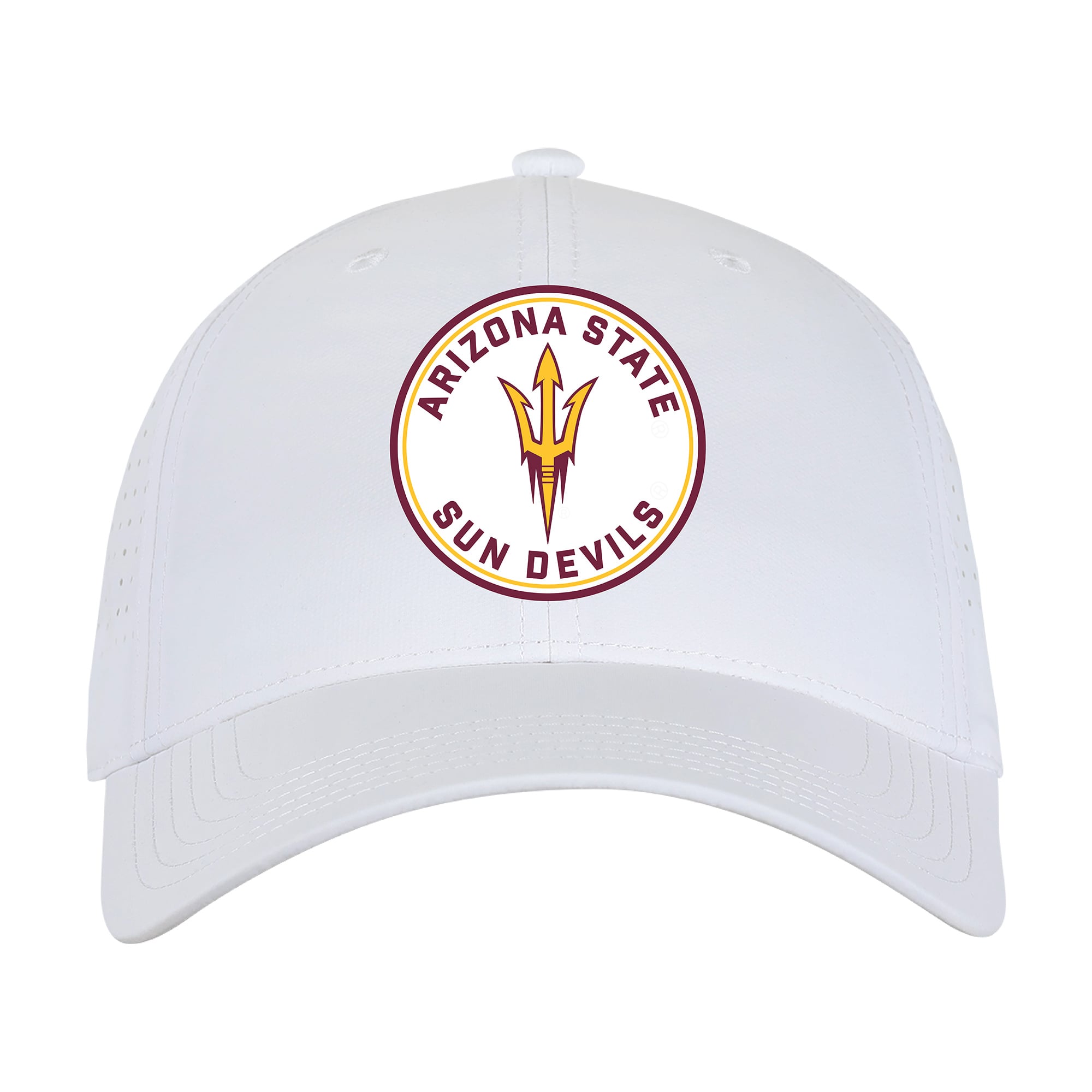 Unisex Ahead White Arizona State Sun Devils Brezo Adjustable Hat