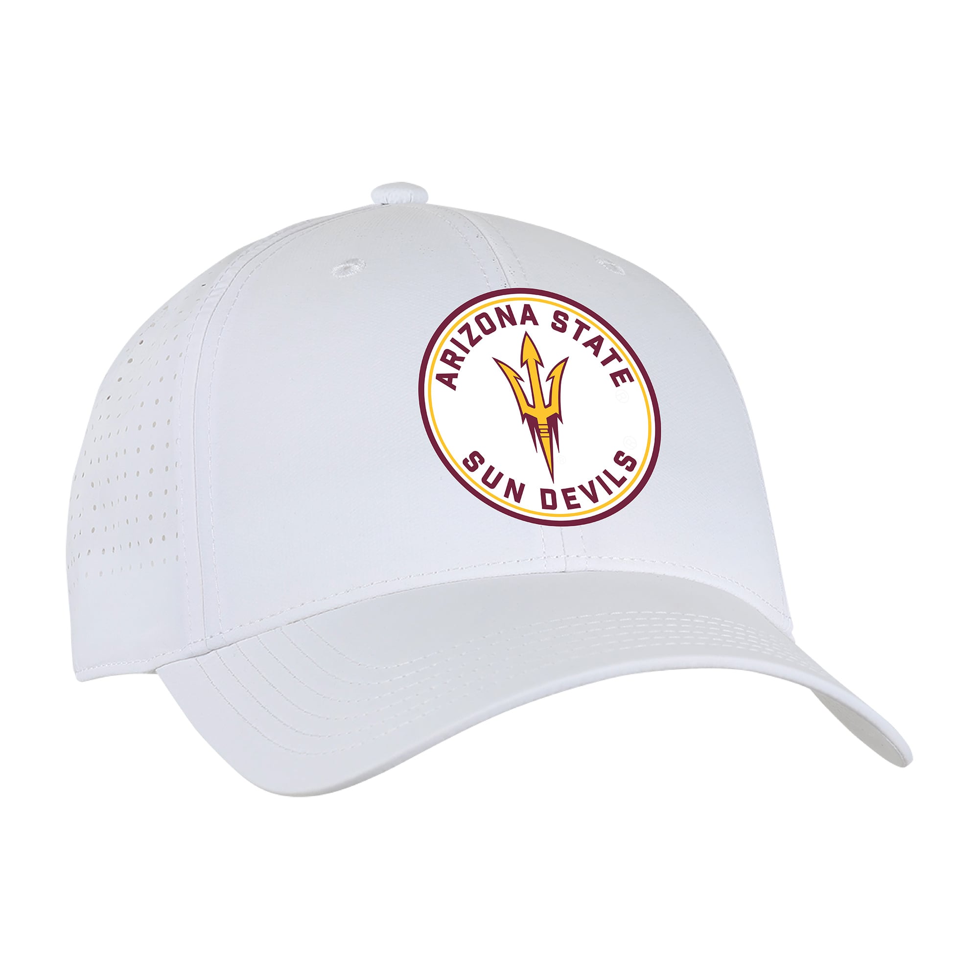 Unisex Ahead White Arizona State Sun Devils Brezo Adjustable Hat