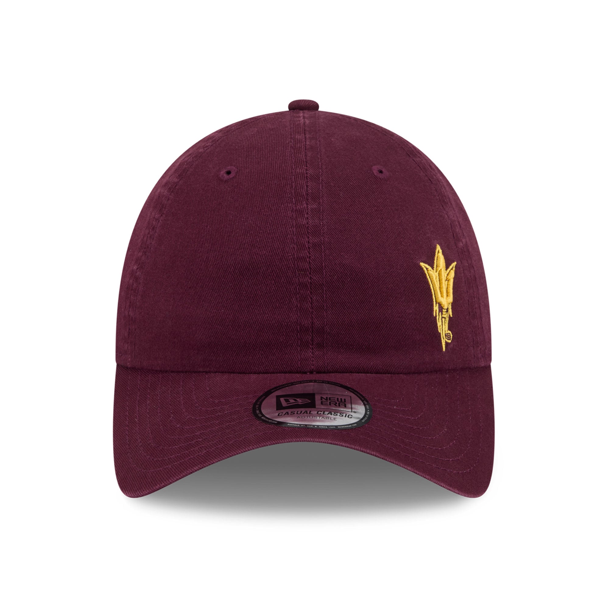 Casquette unisexe New Era marron Arizona State Sun Devils Offset classique décontractée et ajustable