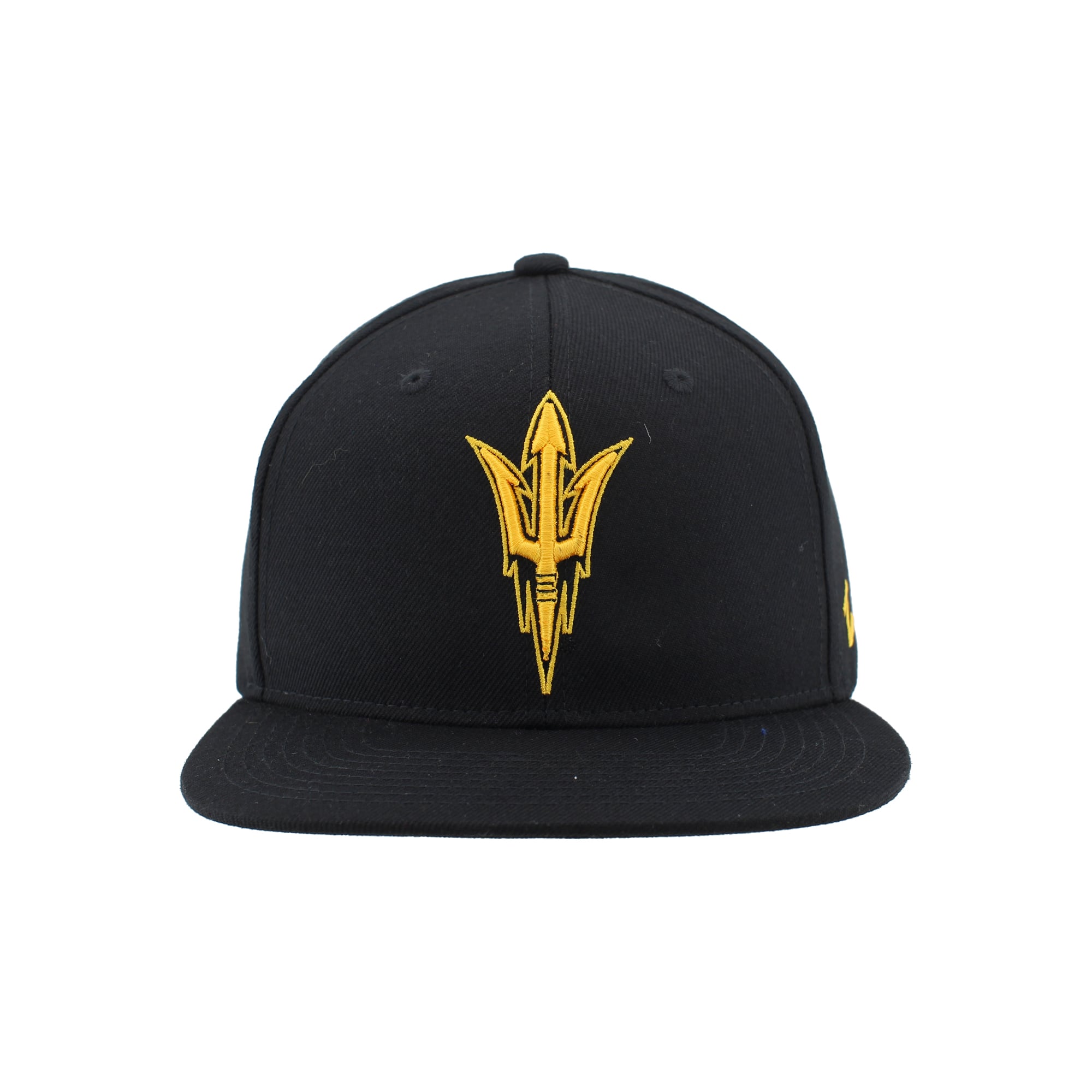 Casquette unisexe Zephyr noire Arizona State Sun Devils Slice 3D Z11 Snapback