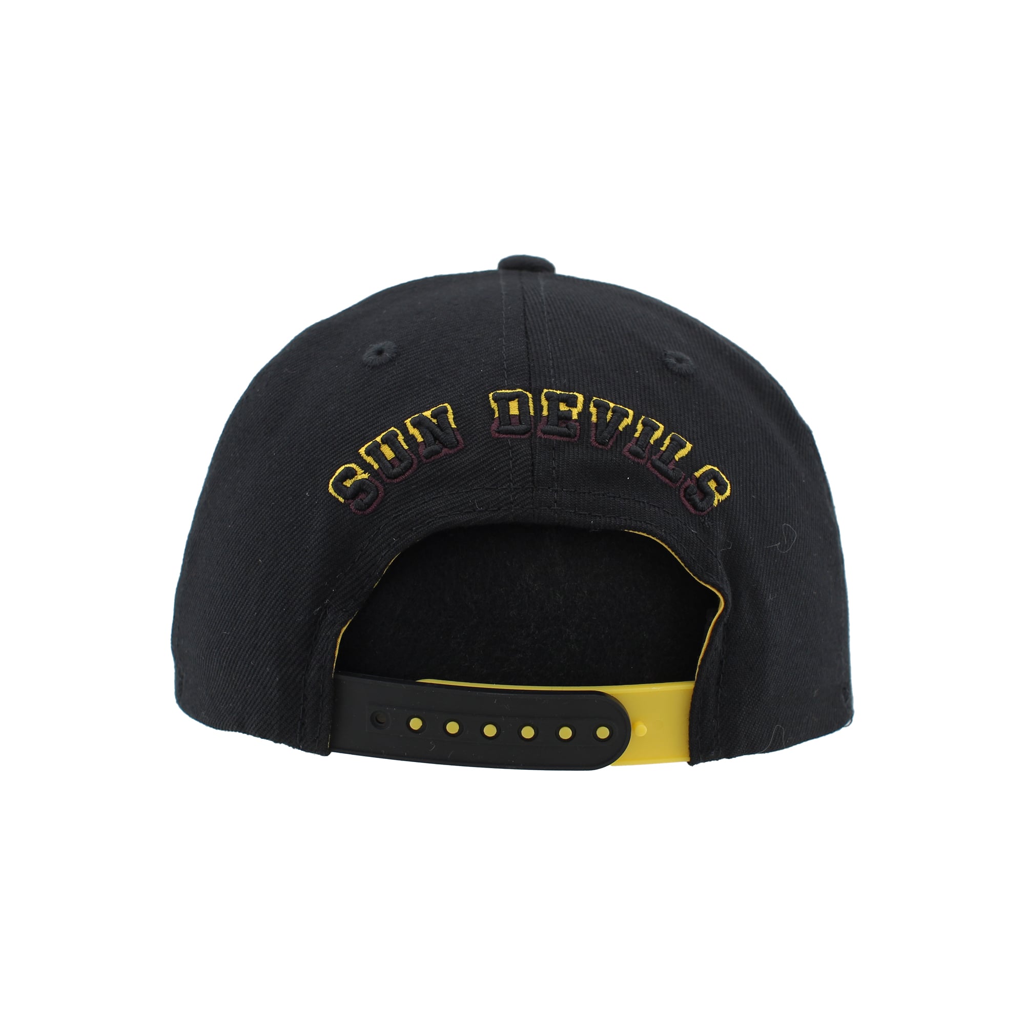 Casquette unisexe Zephyr noire Arizona State Sun Devils Slice 3D Z11 Snapback