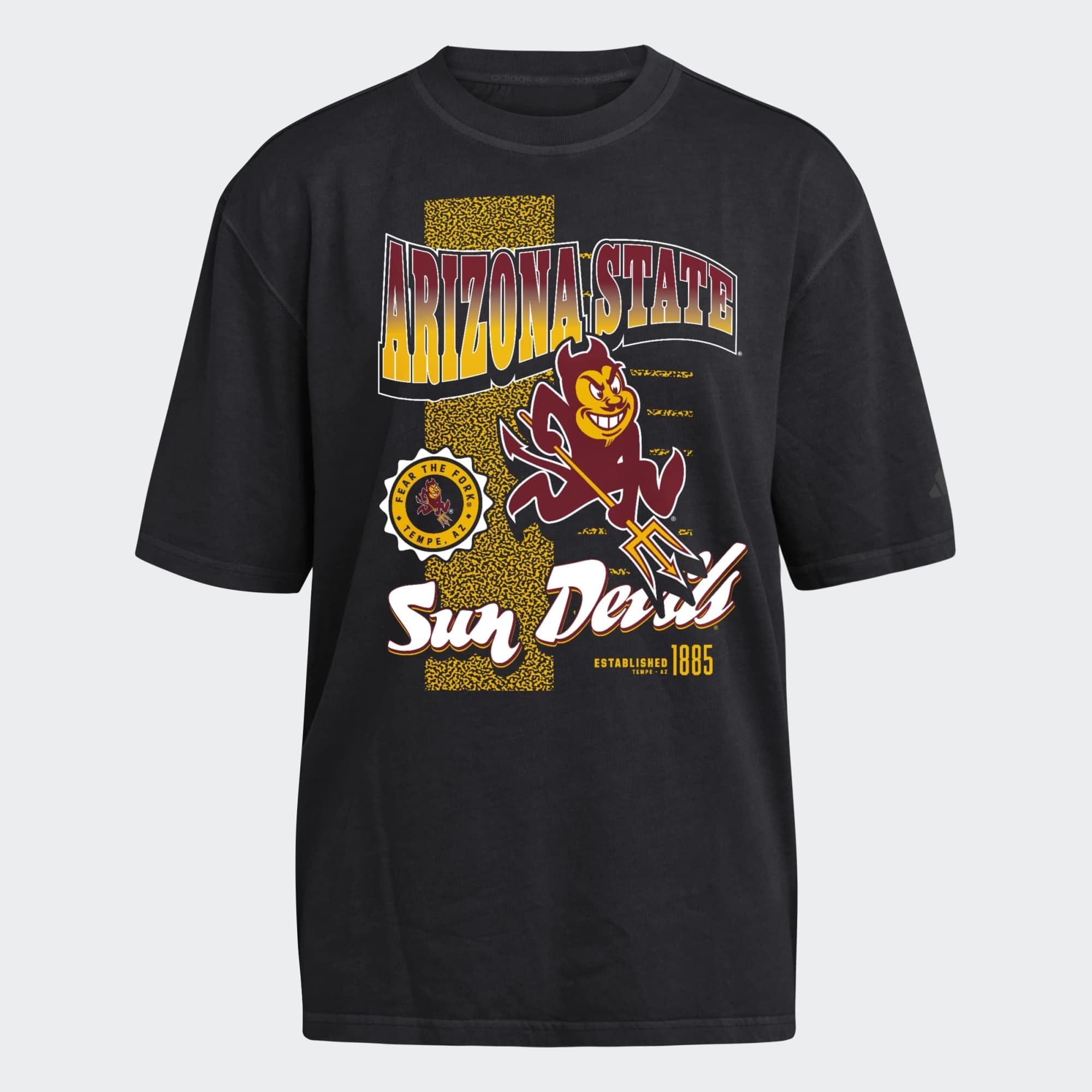 Women's adidas Black Arizona State Sun Devils Premium Fashion T-Shirt