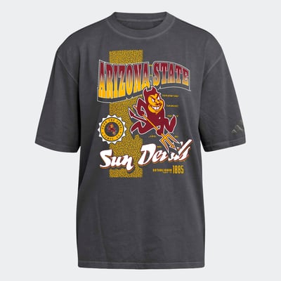 Arizona State Sun Devils adidas Women's Premium Fashion T-Shirt - Charcoal