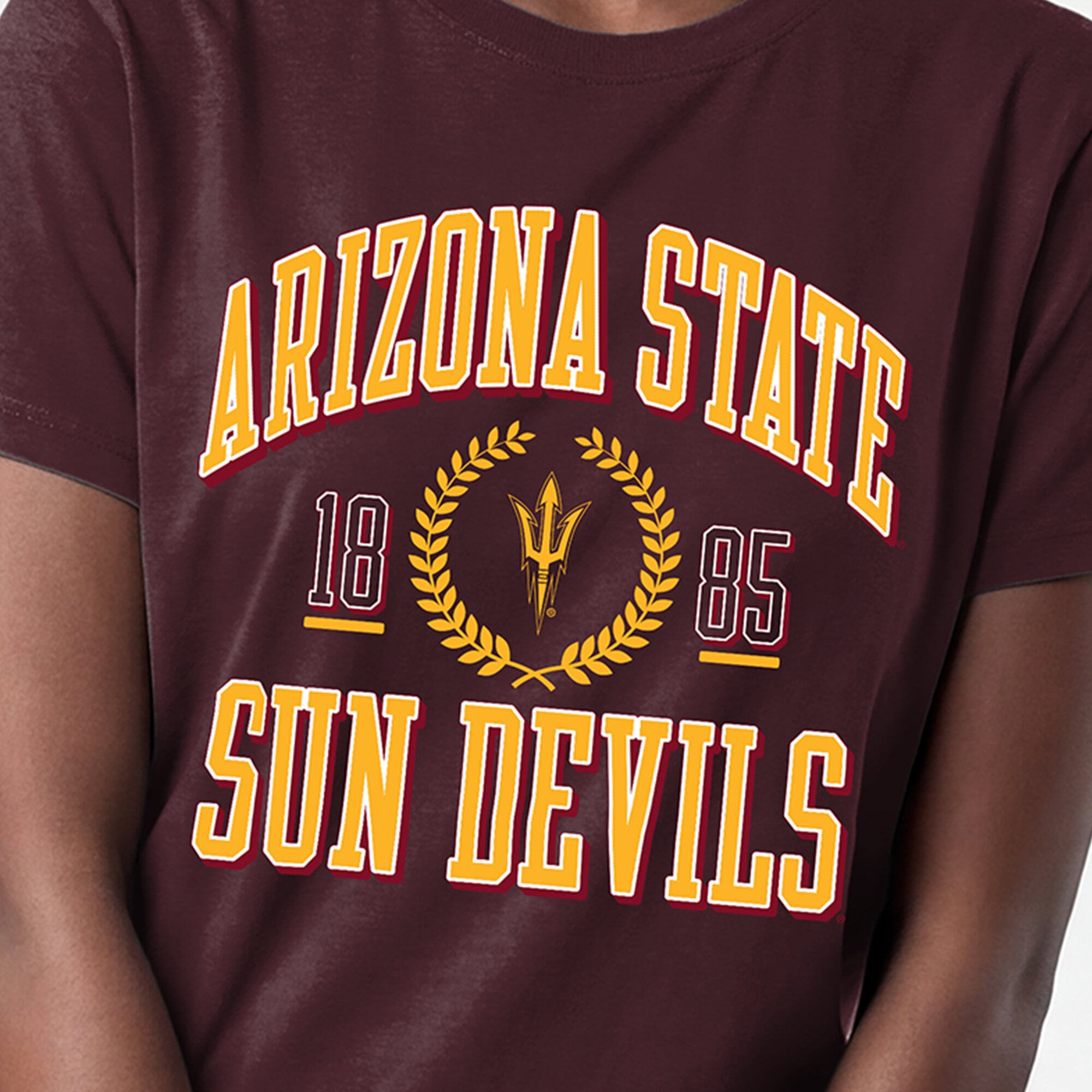 Women's Champion Maroon Arizona State Sun Devils Lifestyle T-Shirt