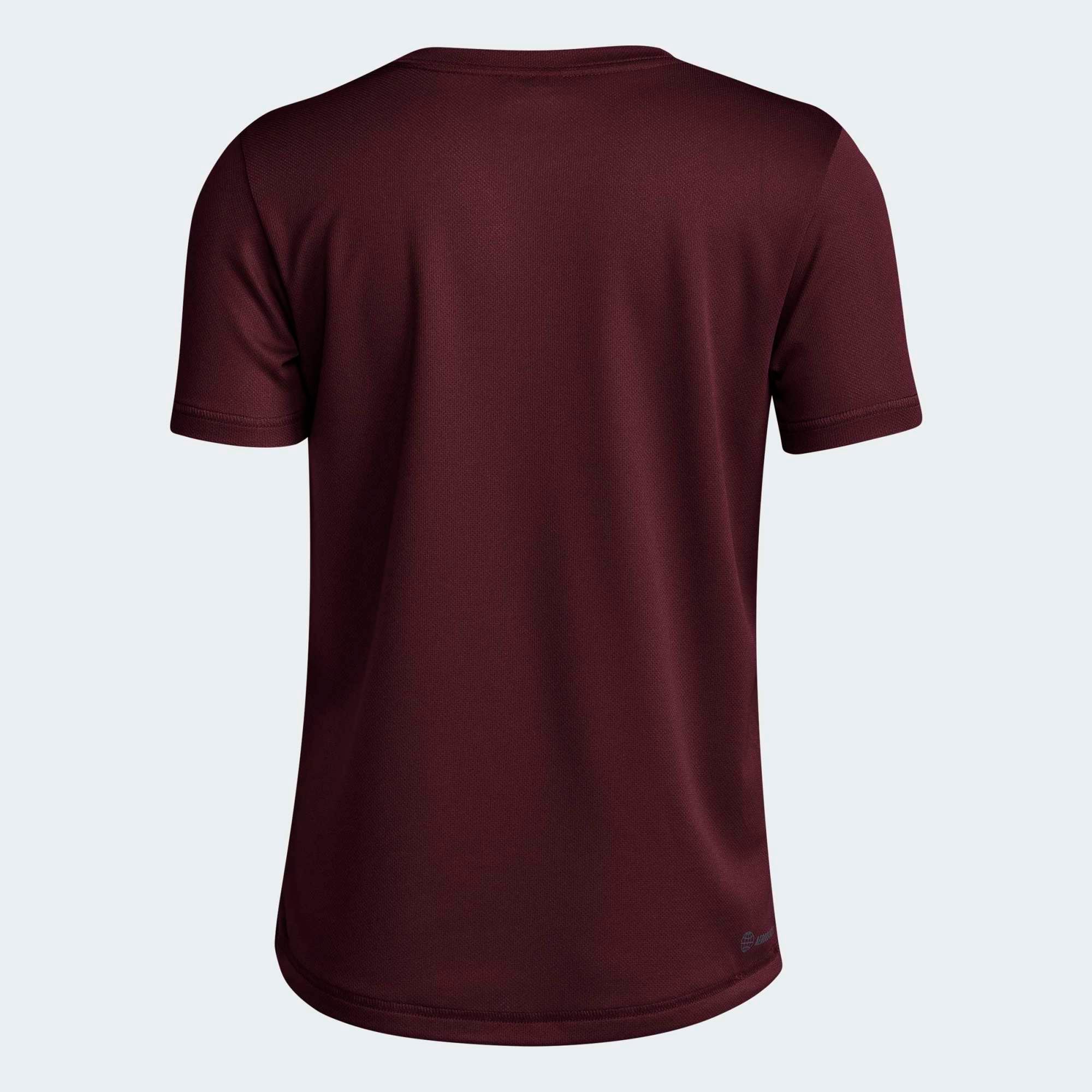 Youth adidas Maroon Arizona State Sun Devils AEROREADY Pre-Game T-Shirt