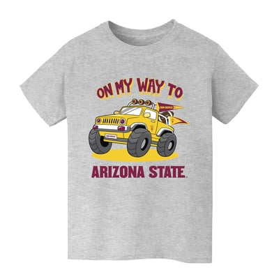 Arizona State Sun Devils Vive La Fete Youth On My Way T-Shirt - Gray