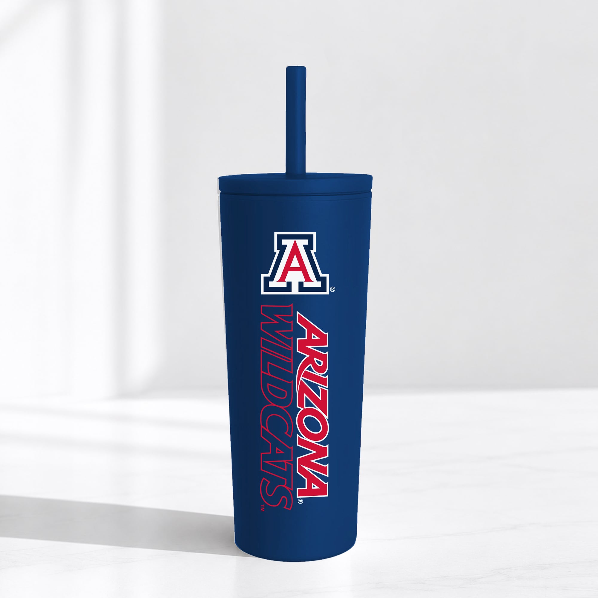 Gobelet isotherme à paille anti-déversement Arizona Wildcats de 710 ml (24 oz)